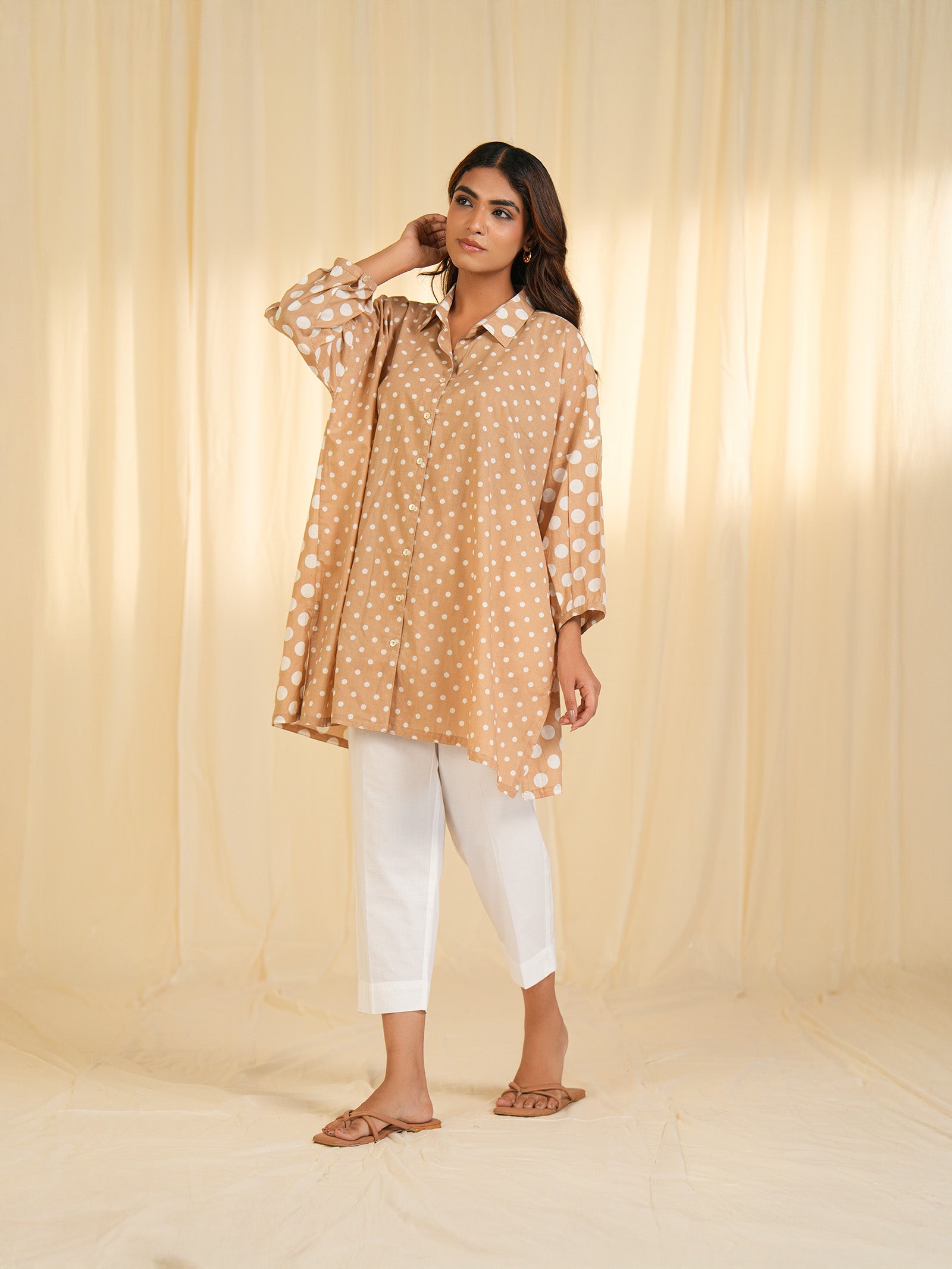 M.A.D. Mocha Cotton Madras Shirt