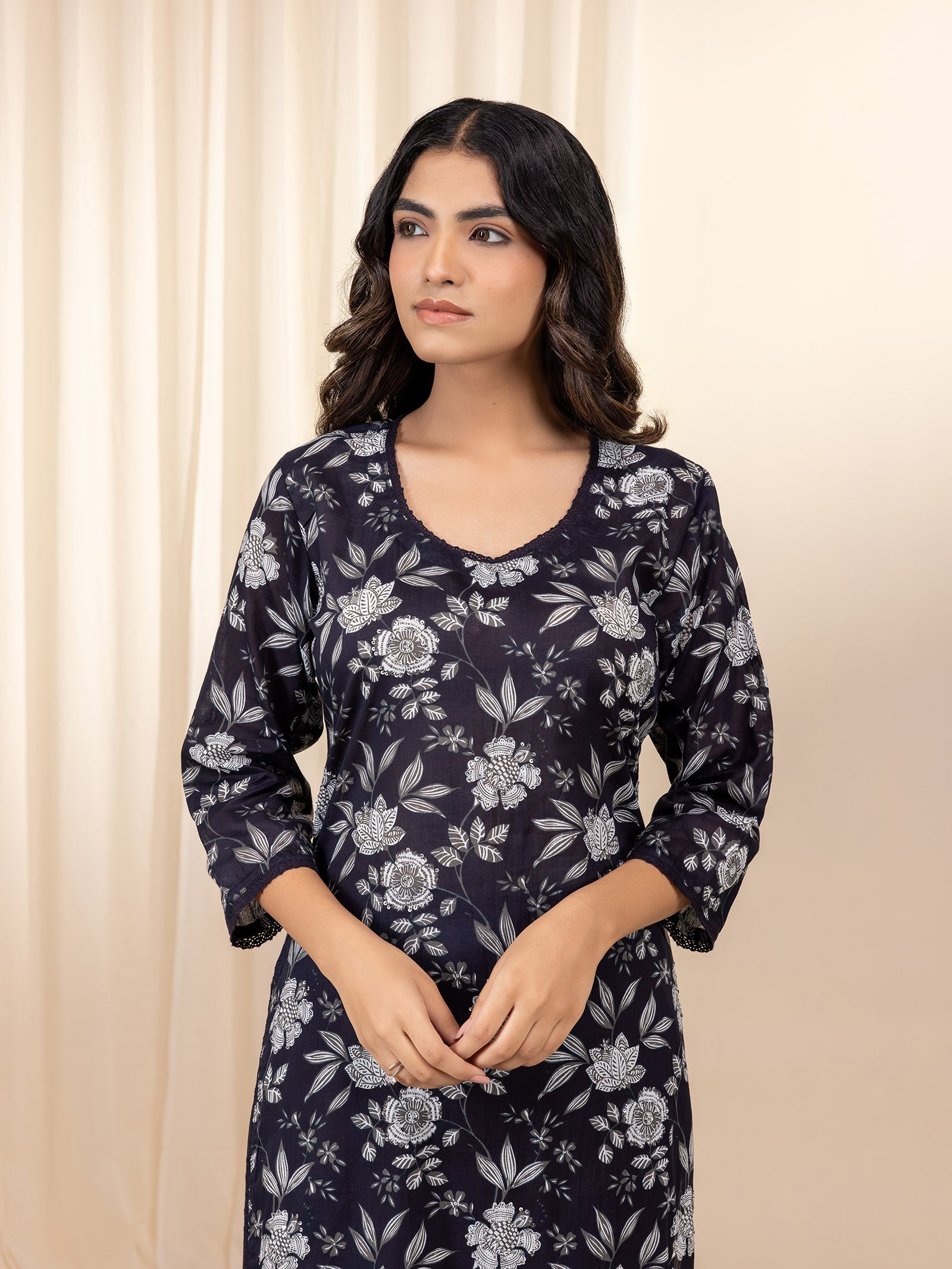 Moon Night Voile Kurta