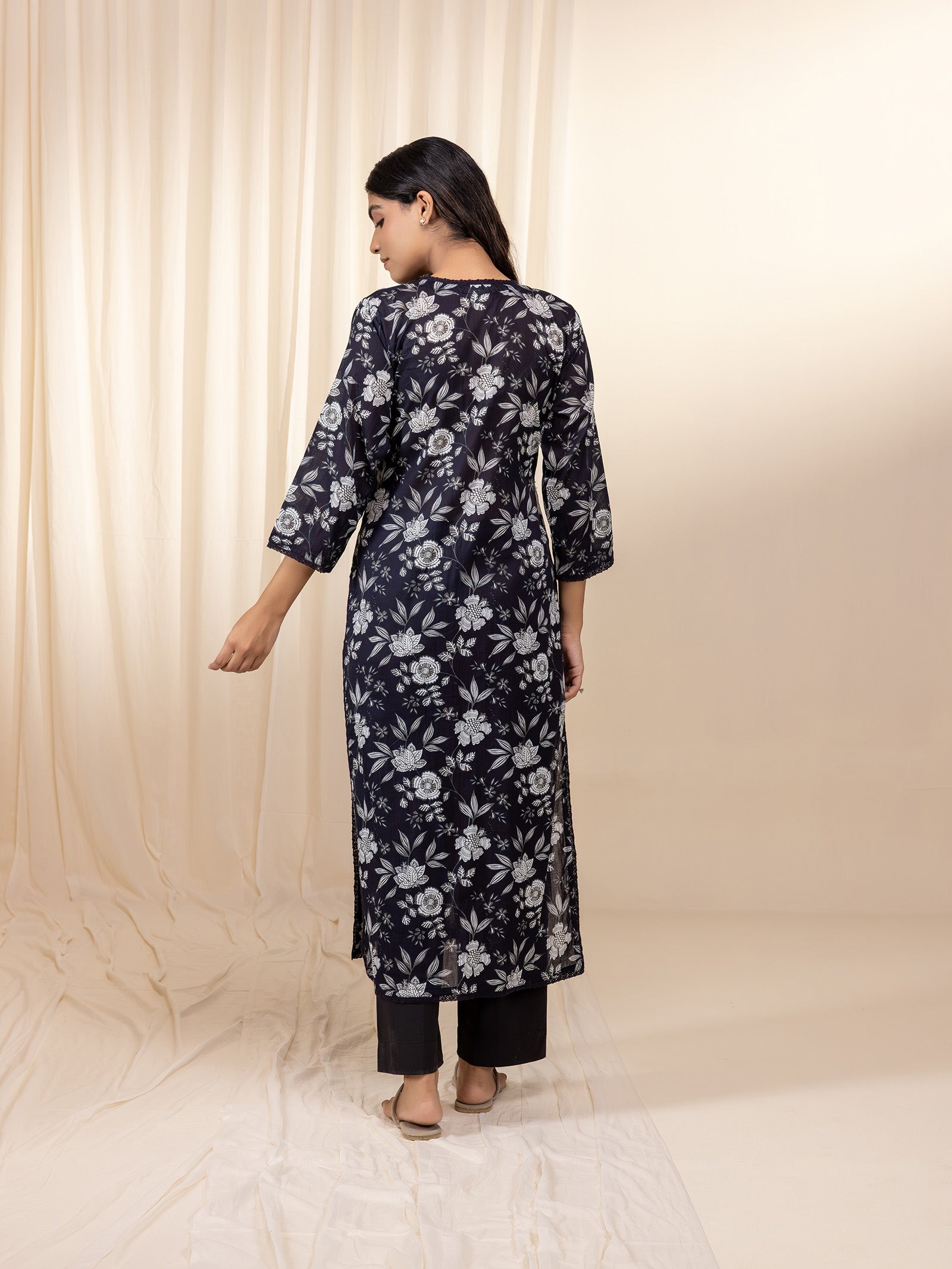 Moon Night Voile Kurta