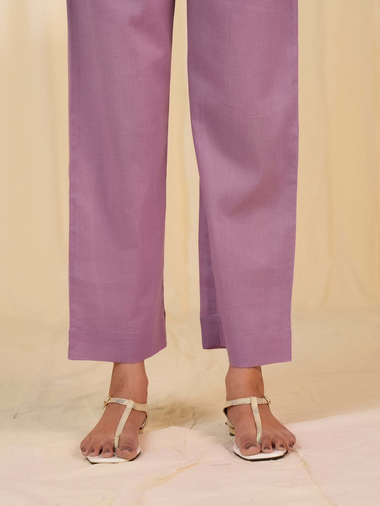 Mystic Vines Voile Straight Pants