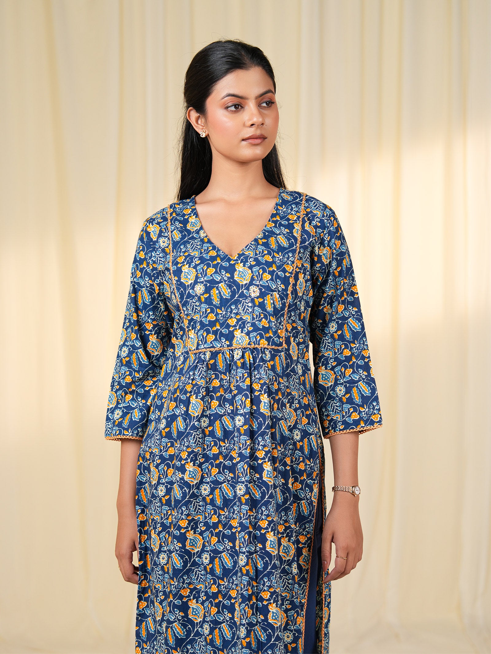 Neel Keshri Cotton Kurta