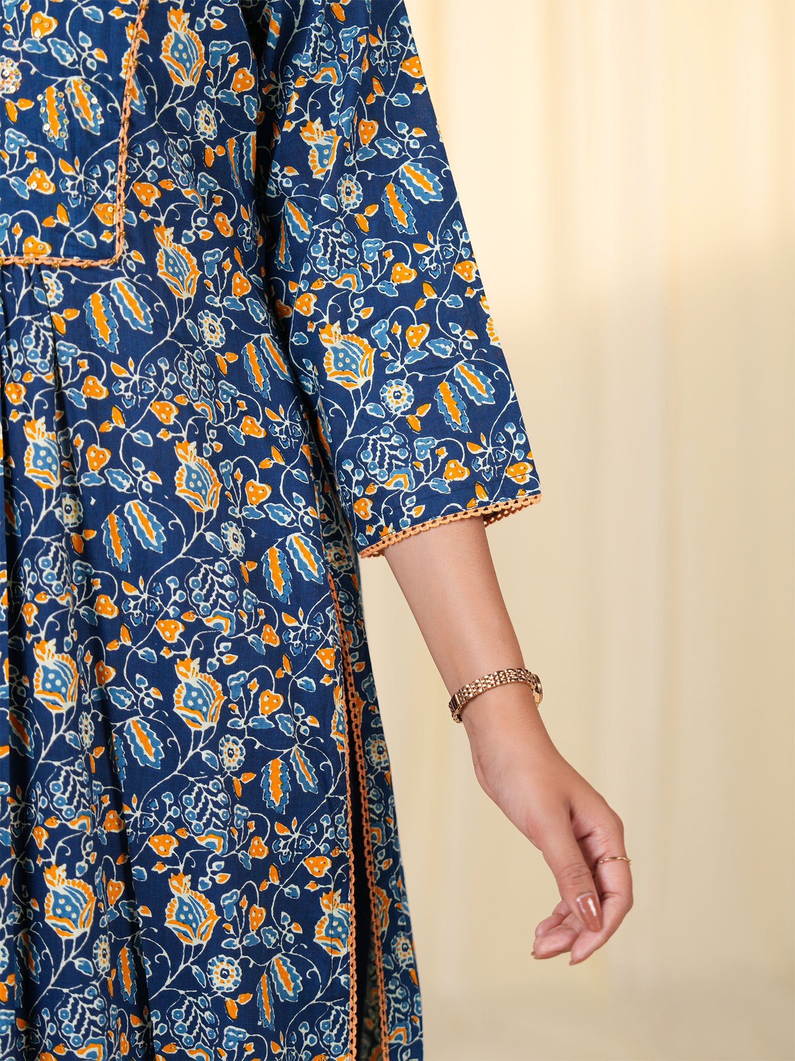 Neel Keshri Cotton Kurta