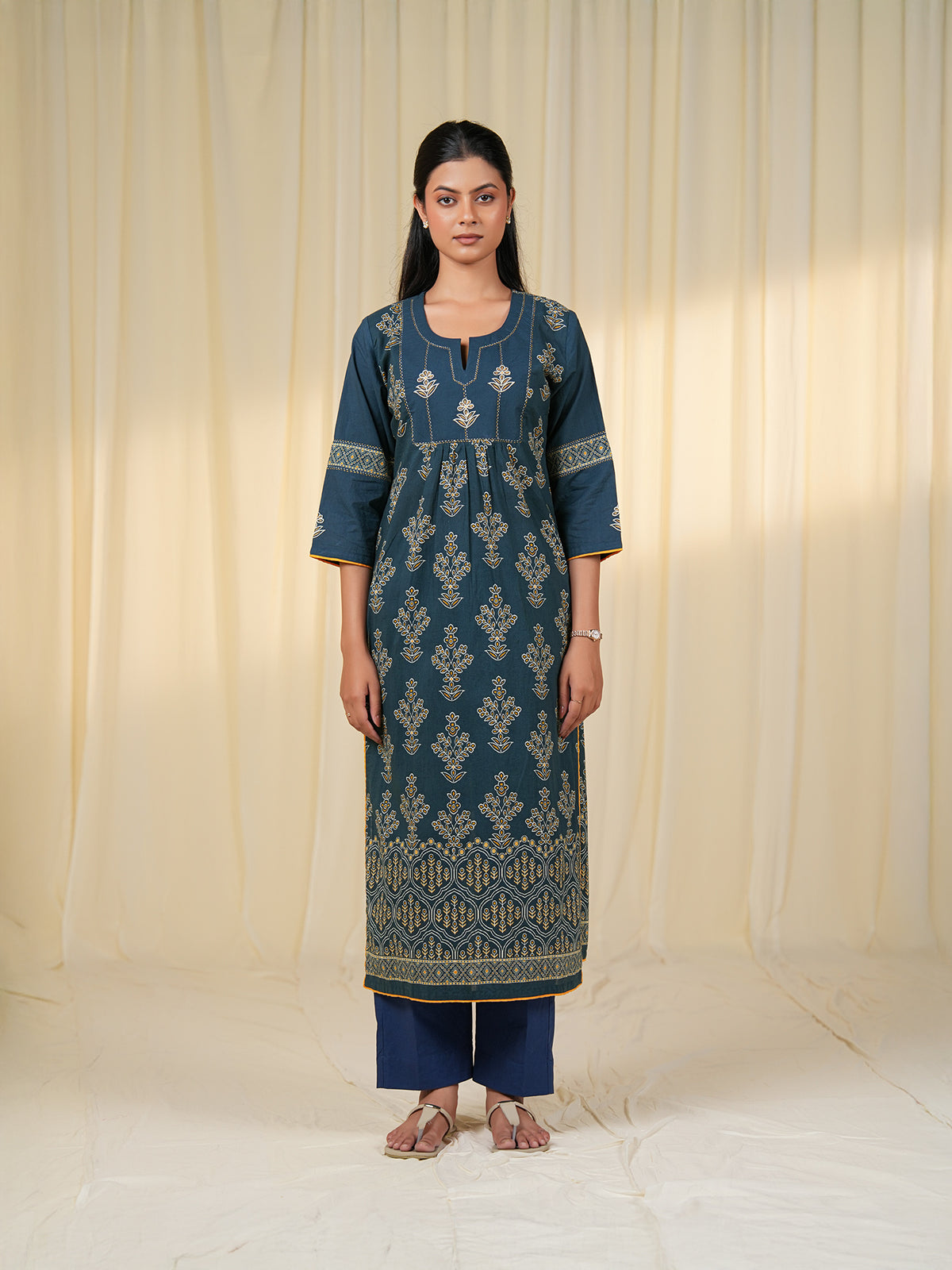 Neelambar Cotton Kurta