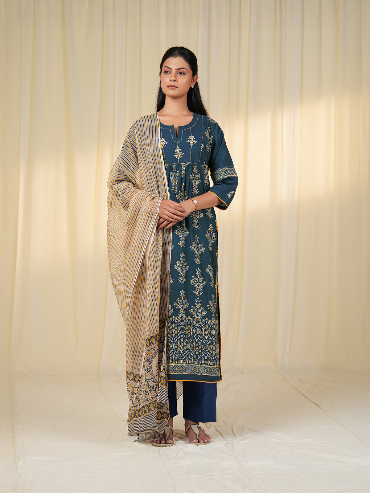 Neelambar Cotton Kurta