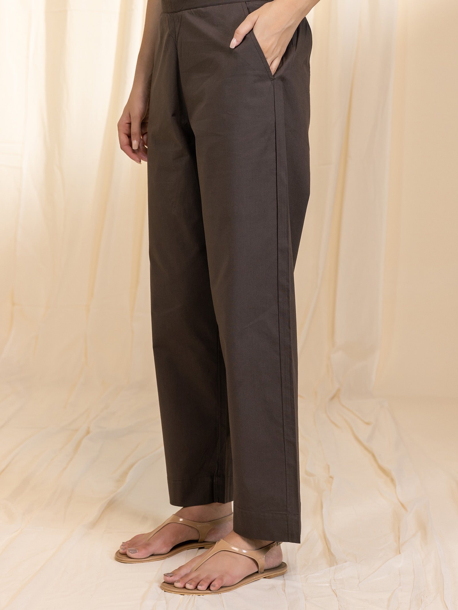 Muddy Muse Cotton Straight Pant