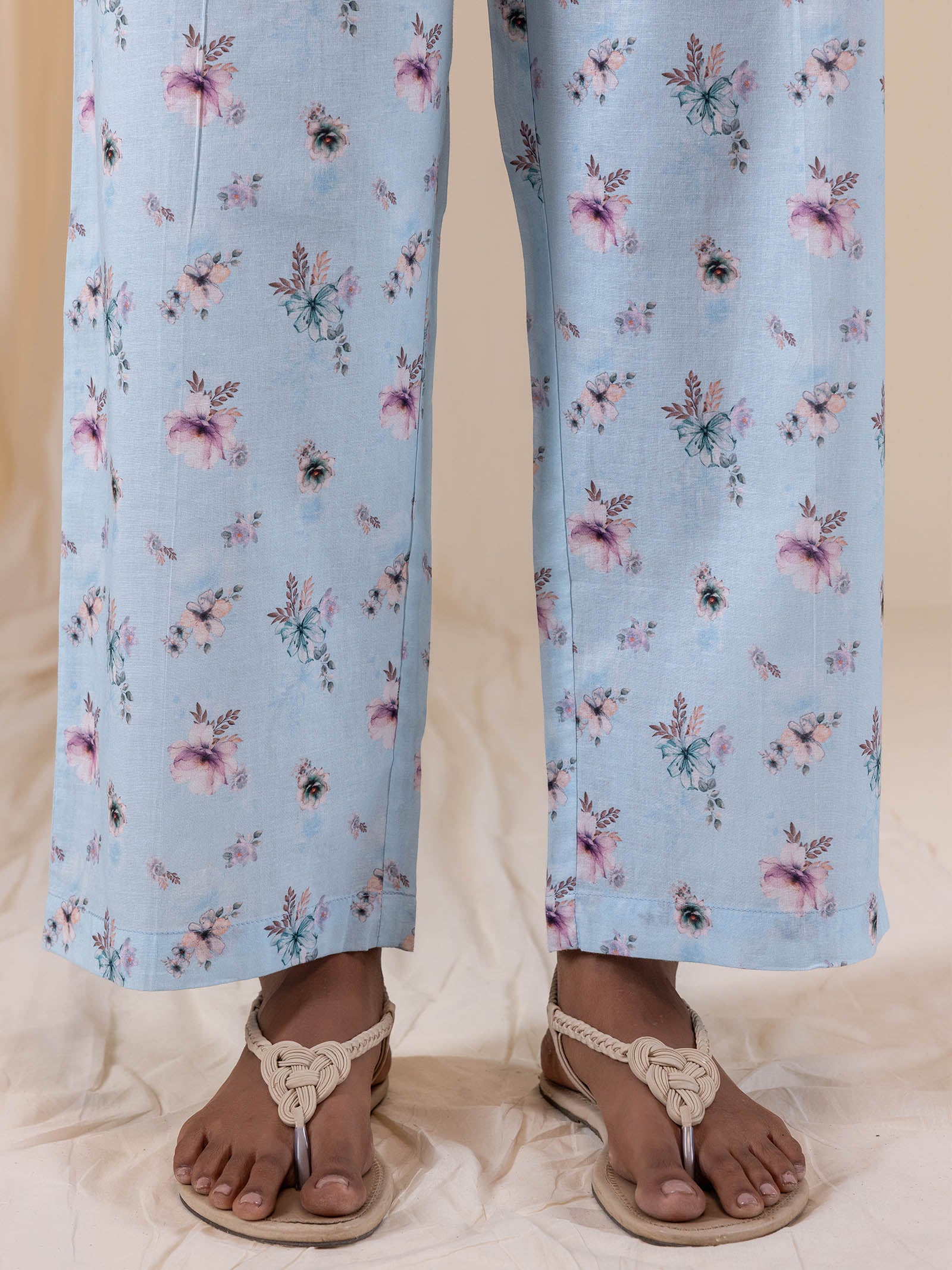 Serene Bloom Voile Night Suit