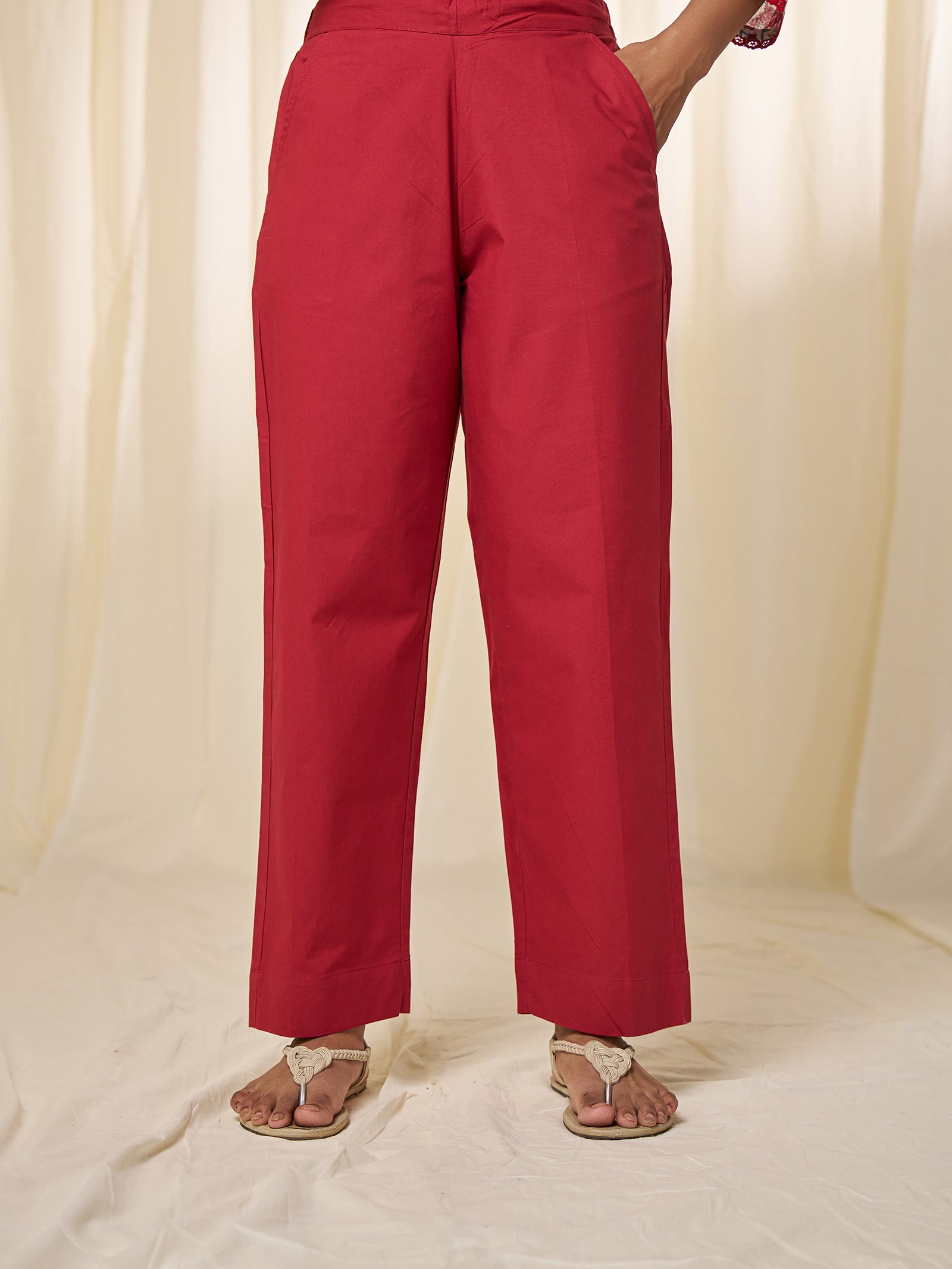 Patakha Cotton Straight Pants