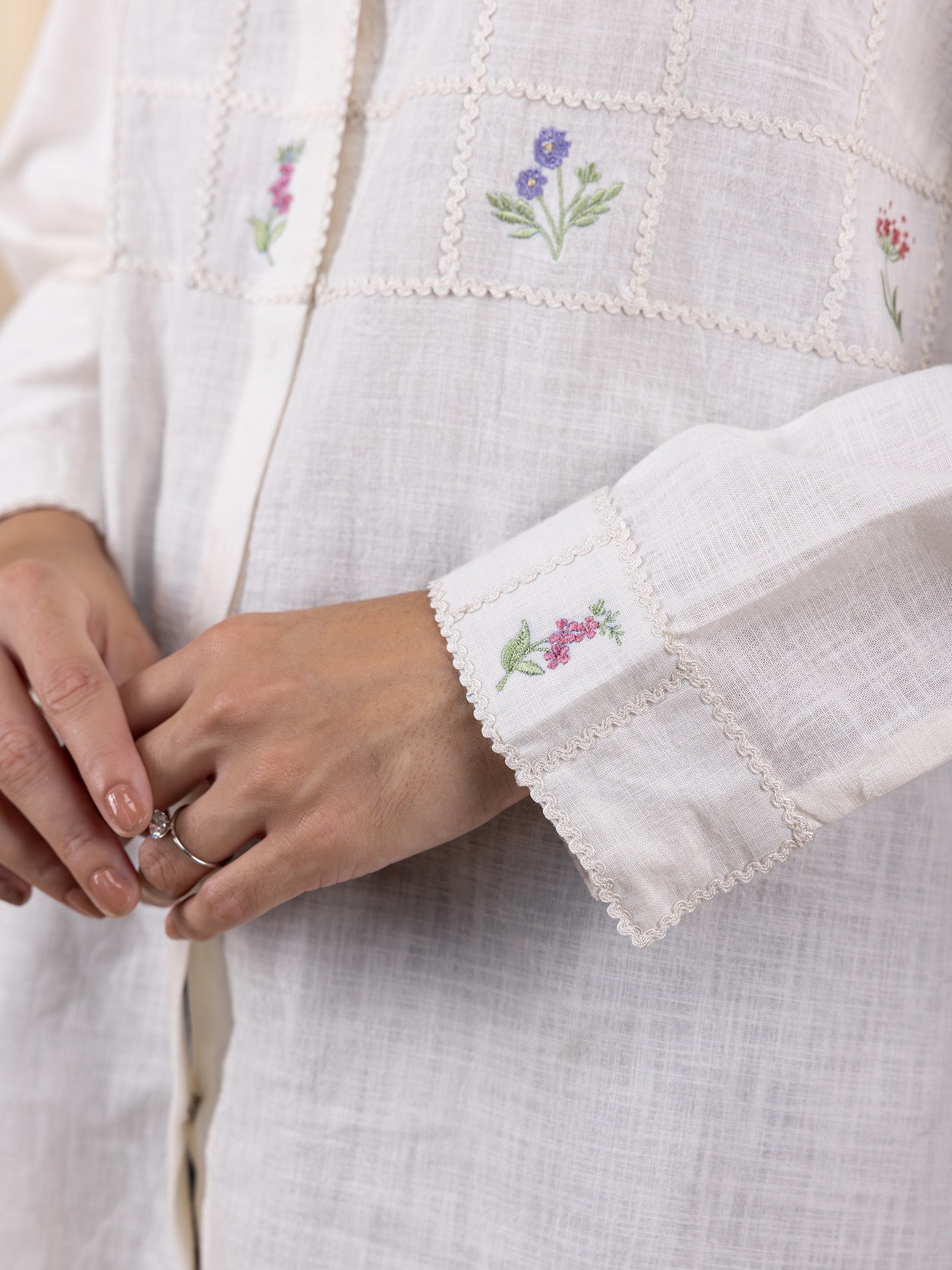 Pearl Box Cotton Shirt