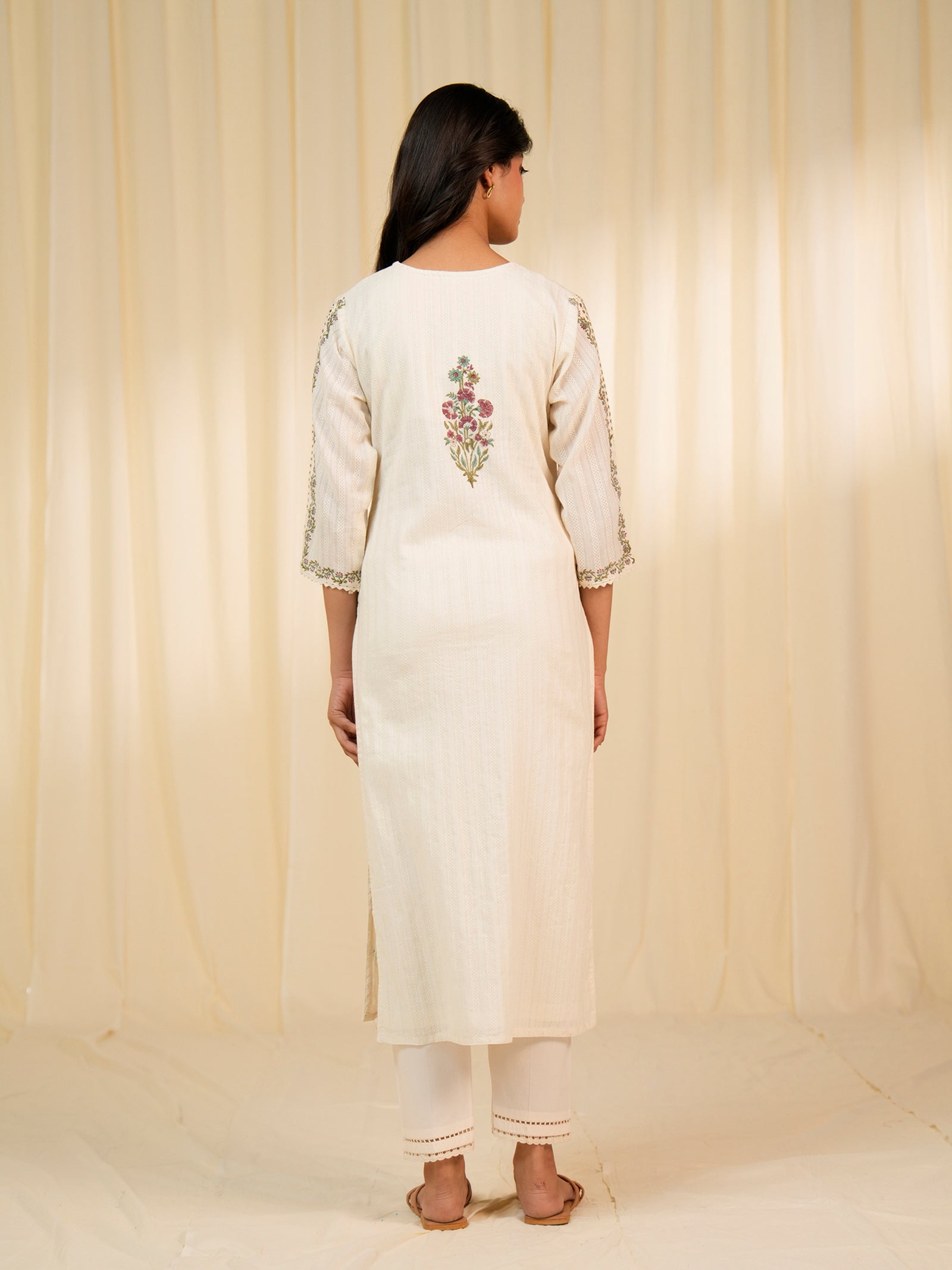 Pink Tusker Cotton Kurta