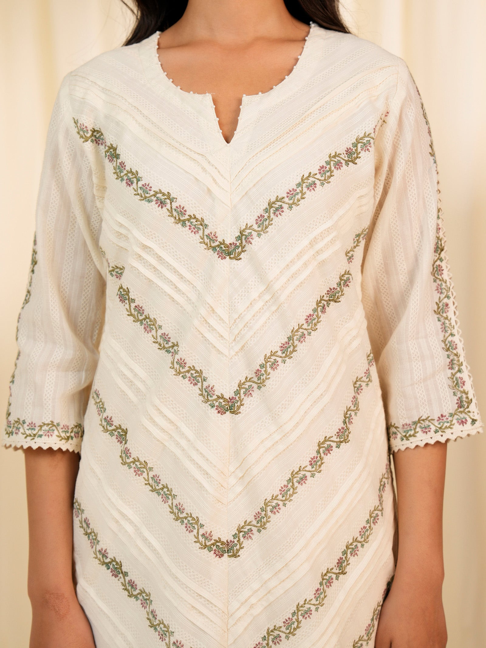 Pink Tusker Cotton Kurta
