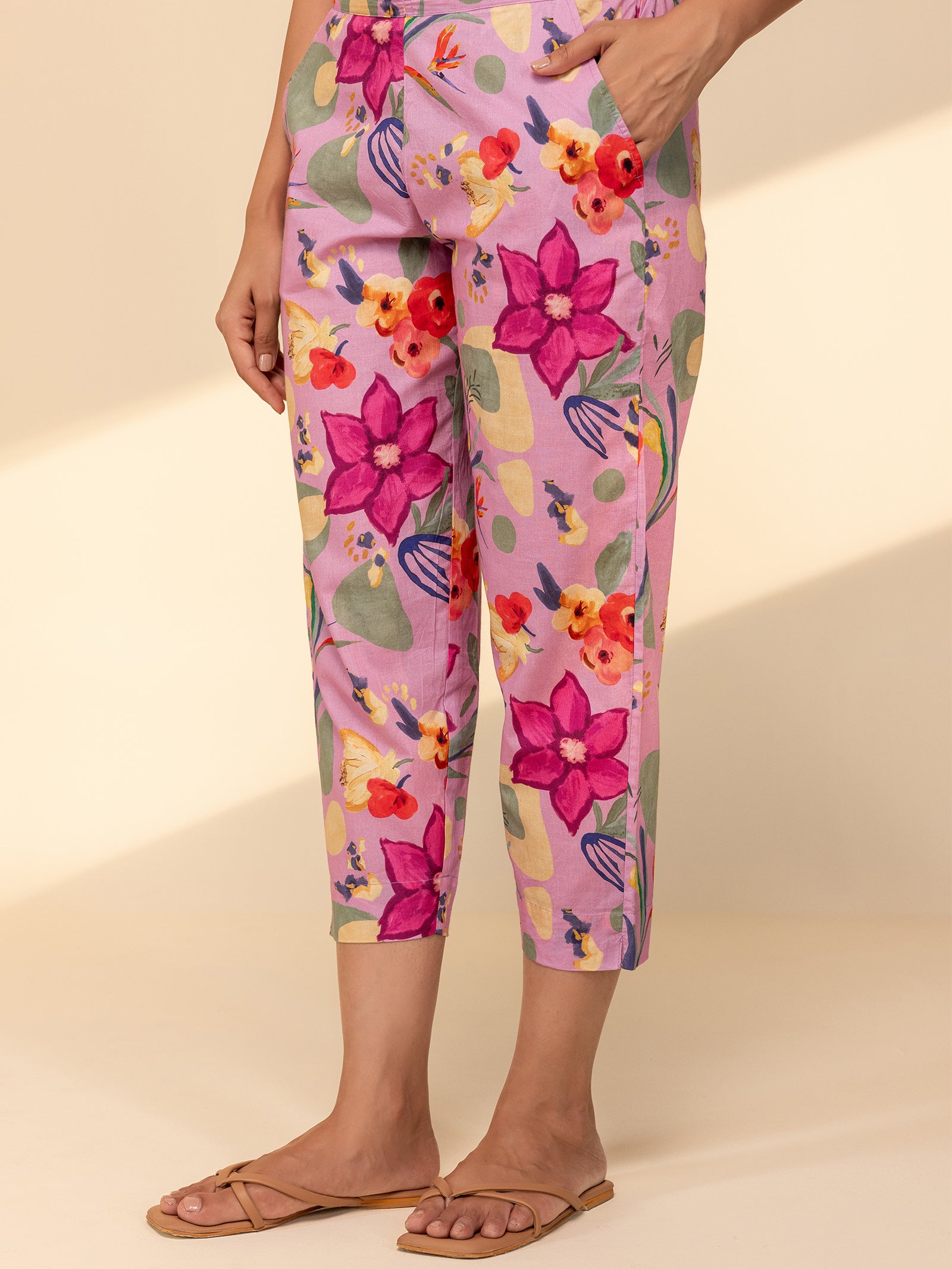 Pop Pink Cotton Seriously Short Pant