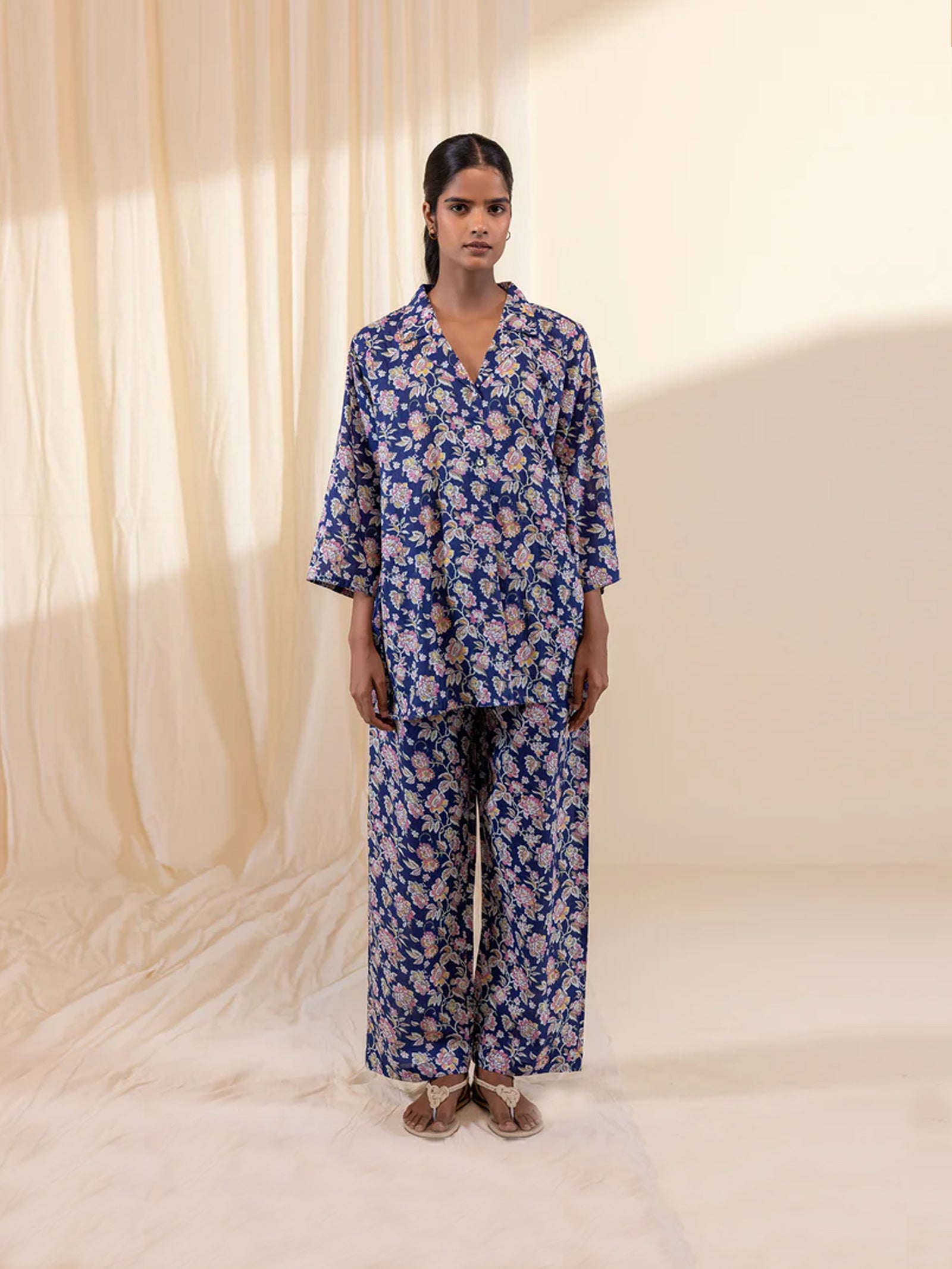 Purple Haze Voile Night Suit