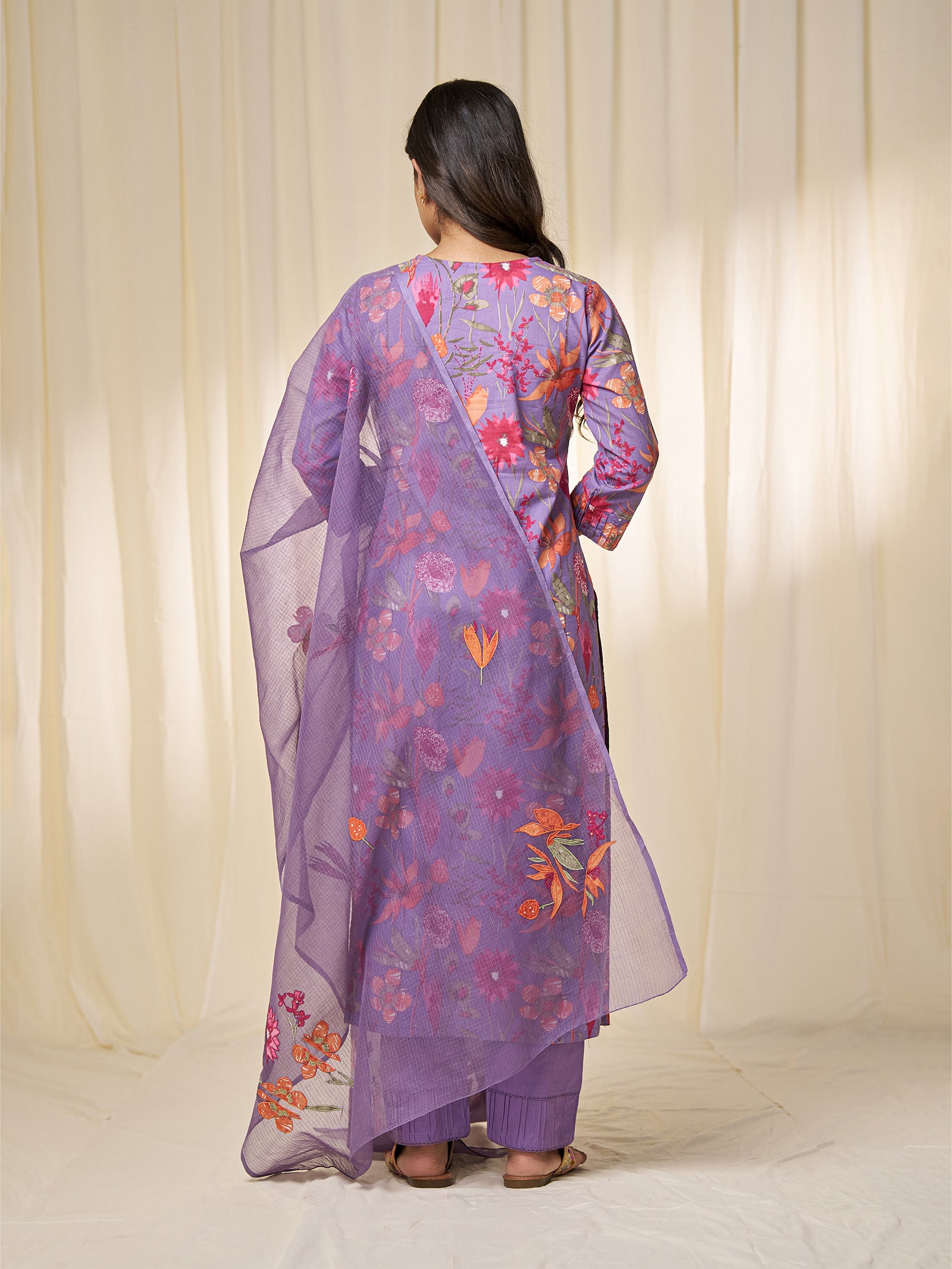 Purple Pizzazz Kota Dupatta