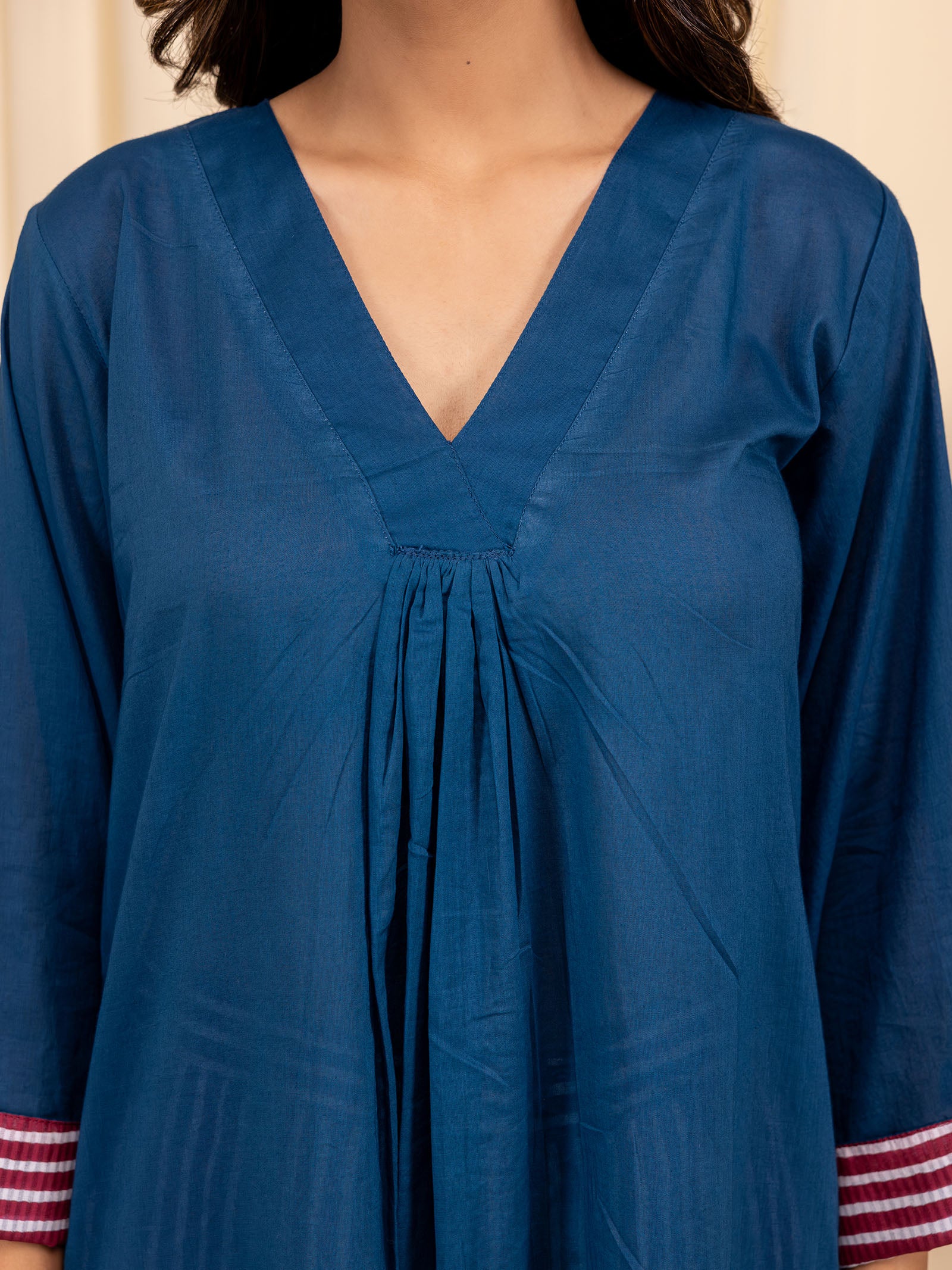Raising Eyebrows Blue Voile Kurta