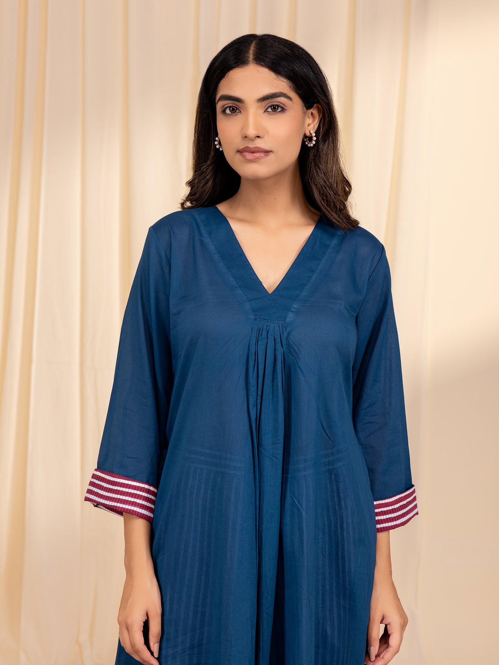 Raising Eyebrows Blue Voile Kurta