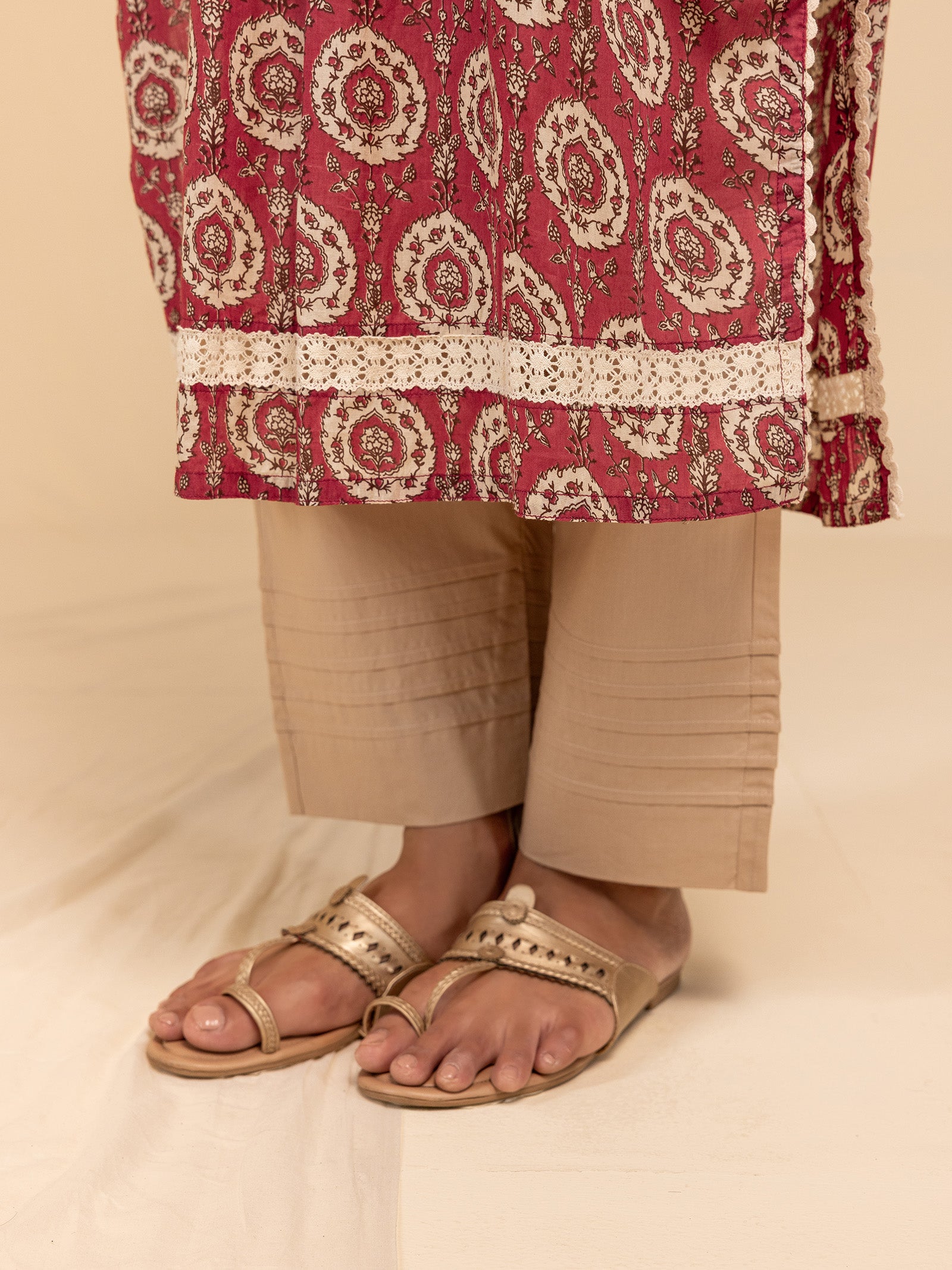 Ruby Voile Kurta