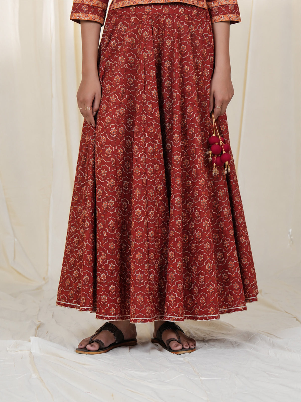 Rustic Indian Cotton 36 Kalee Skirt