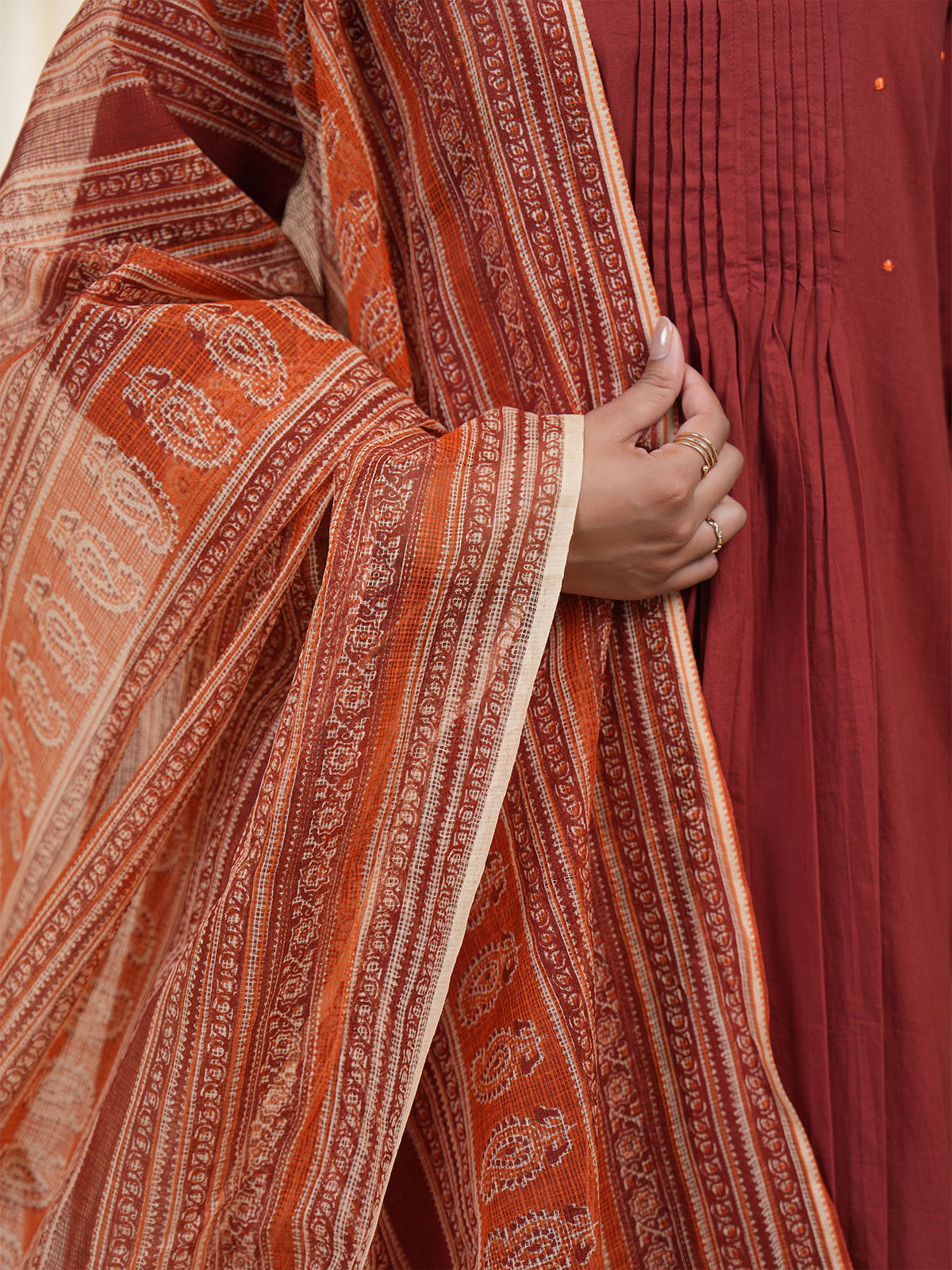 Rustic Indian Kota Dupatta