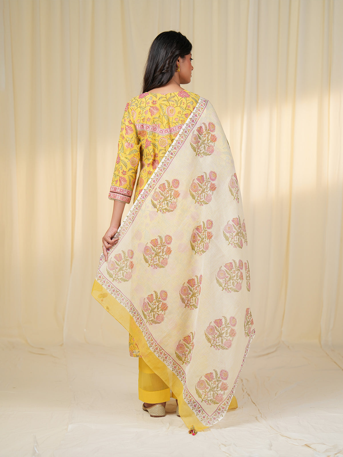 Sada Suhagan Payal Chanderi Dupatta