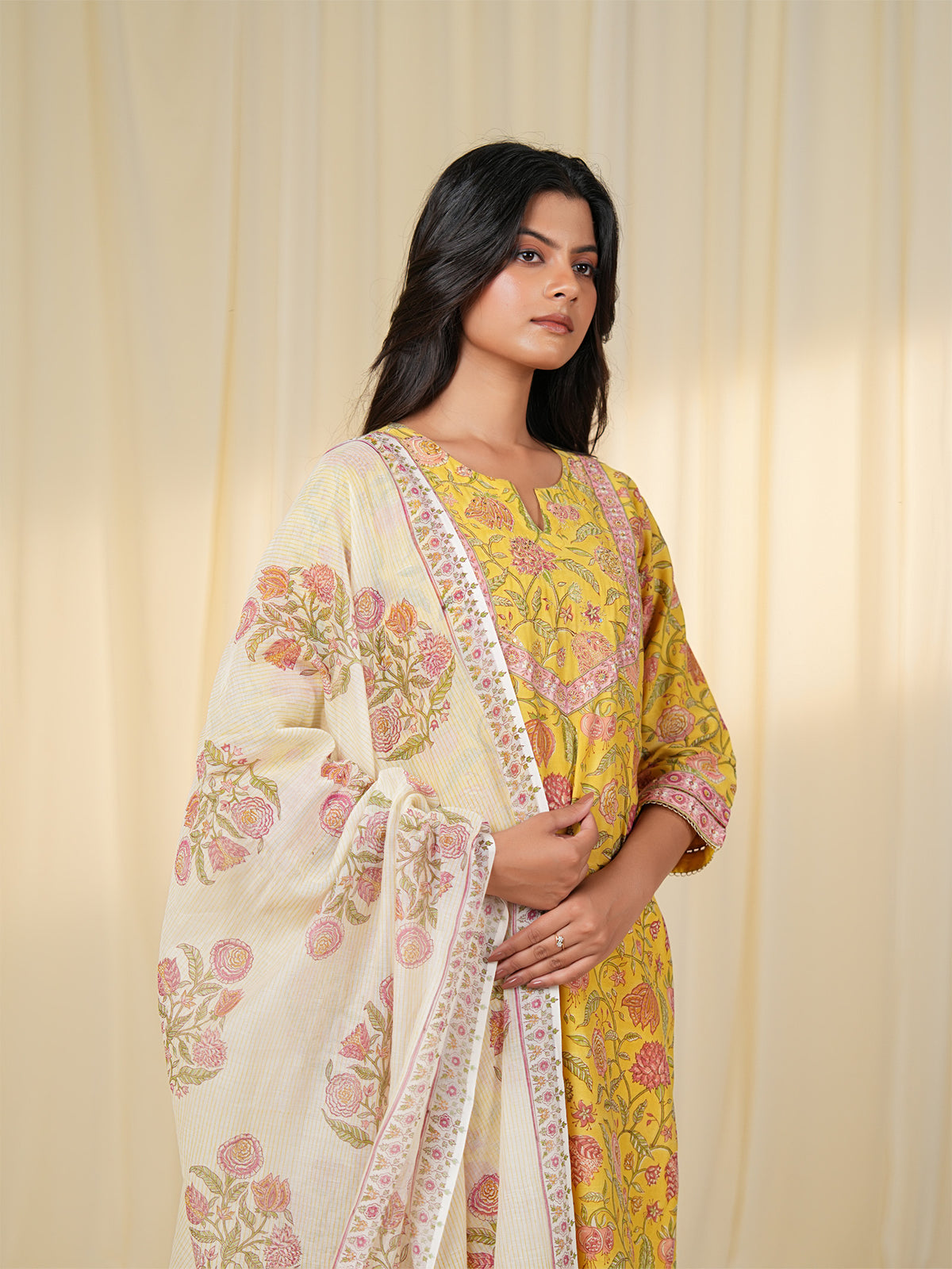 Sada Suhagan Payal Chanderi Dupatta