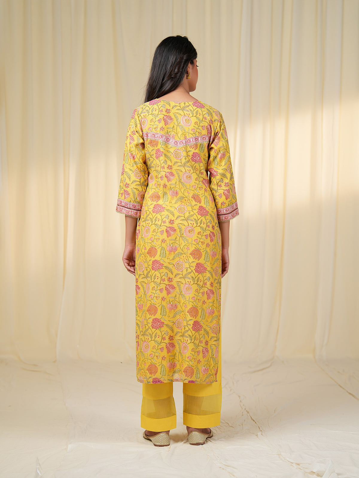 Sada Suhagan Payal Chanderi Kurta