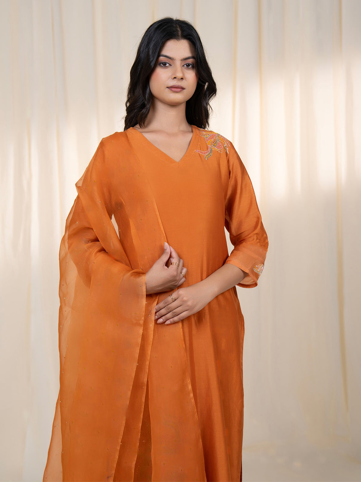 Sada Suhagan Shagun Organza Dupatta
