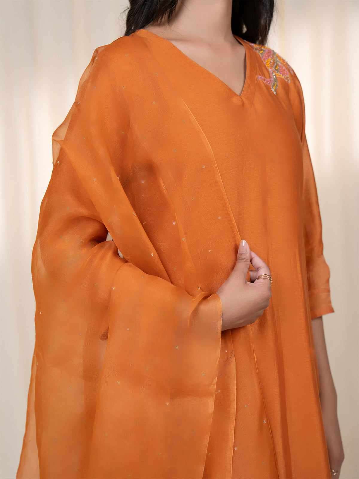Sada Suhagan Shagun Organza Dupatta