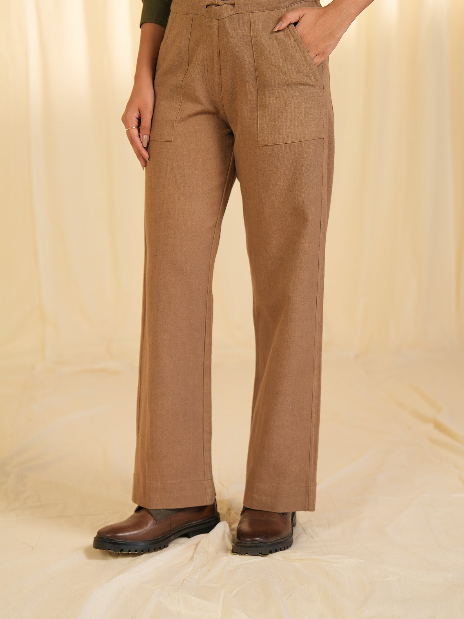 Safari - Sand Cotton Travel Trousers