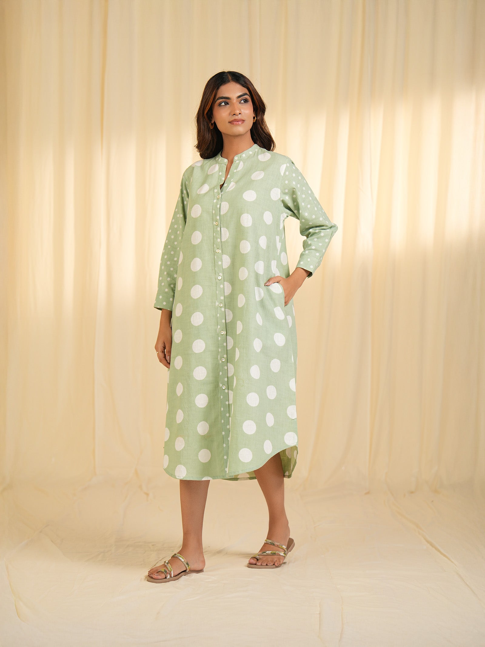 M.A.D. Sage Cotton Shirt Dress