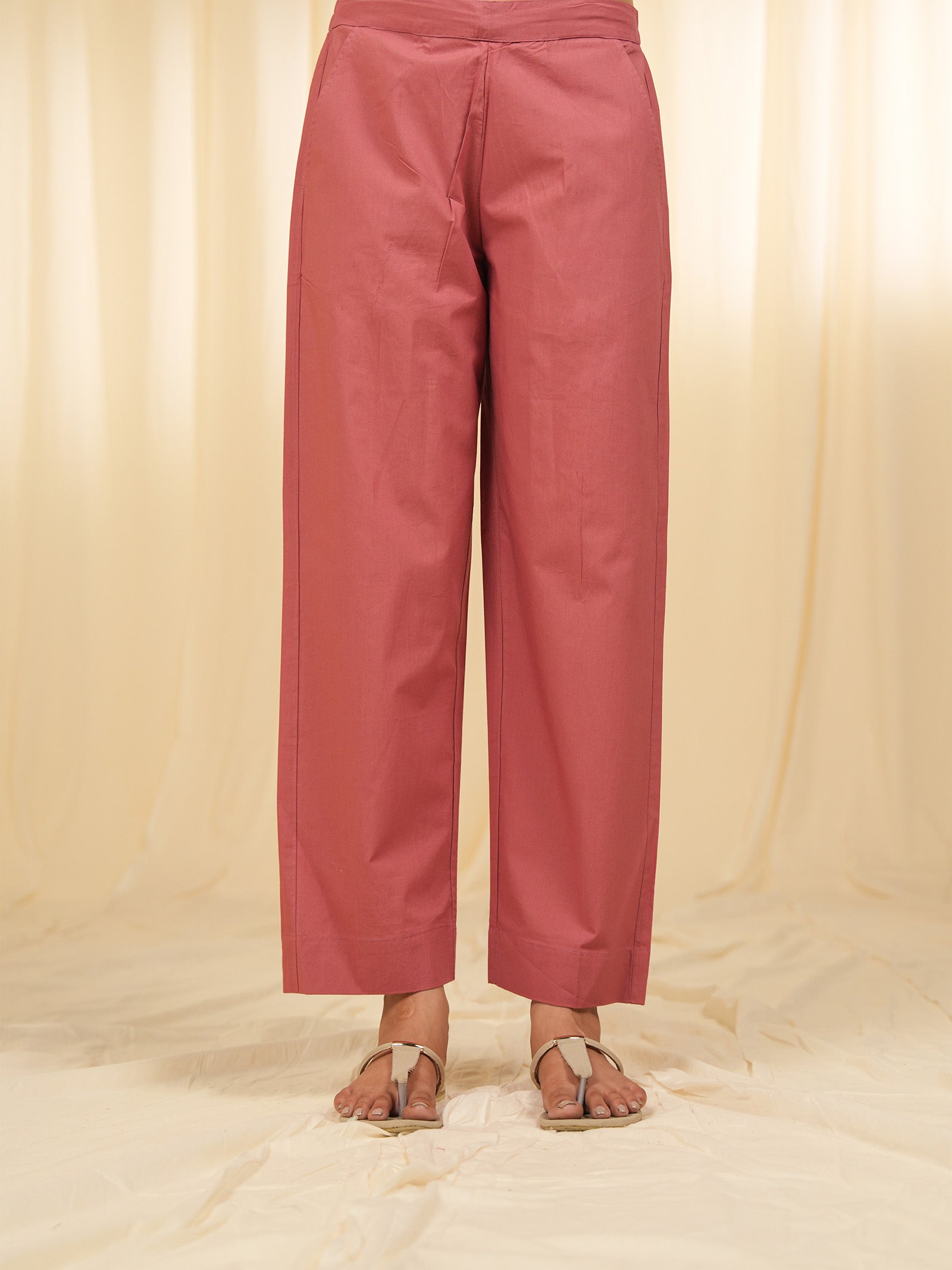 Sanam Cotton Straight Pants