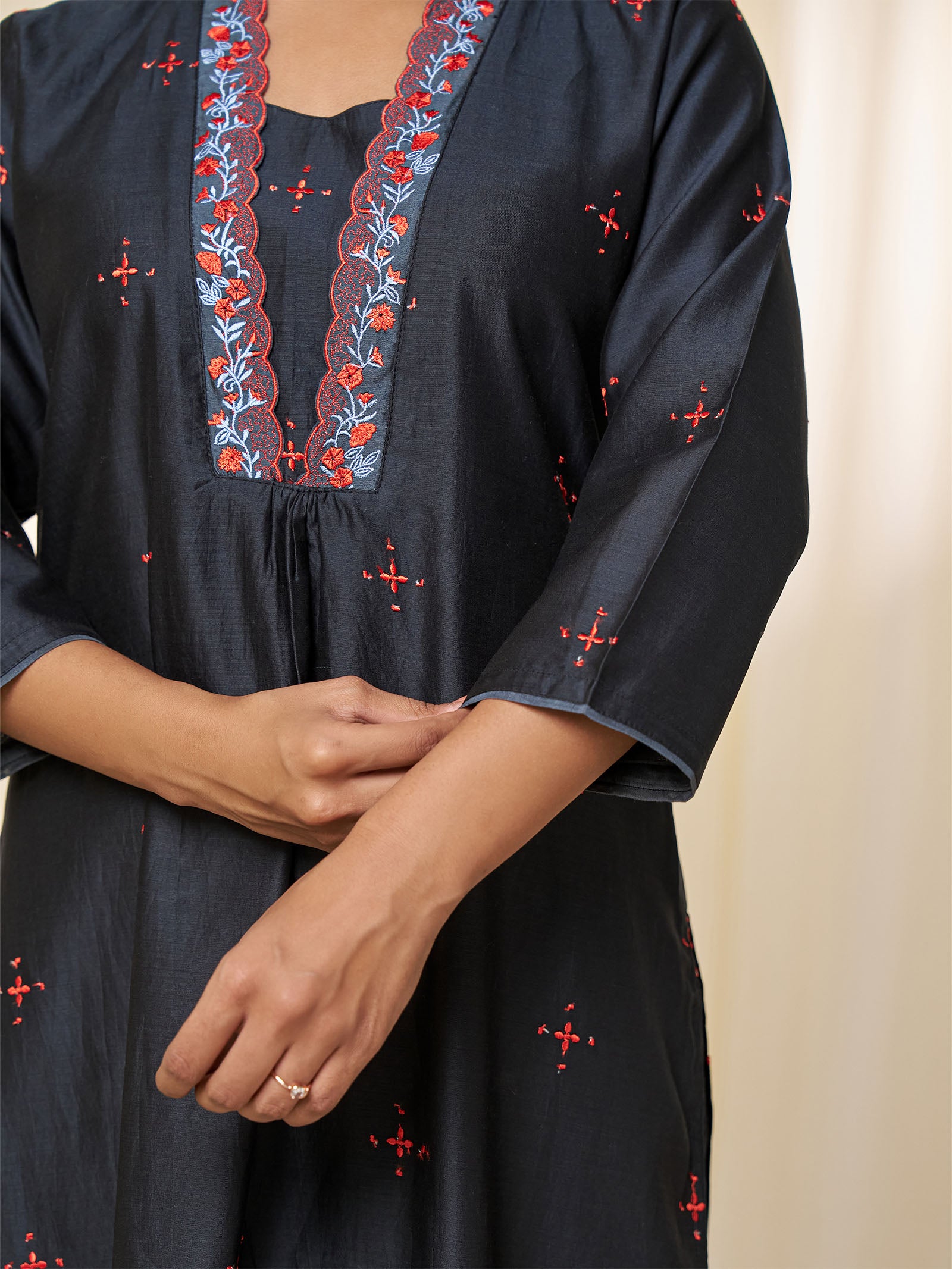 Rang Mahal Chanderi Kurta