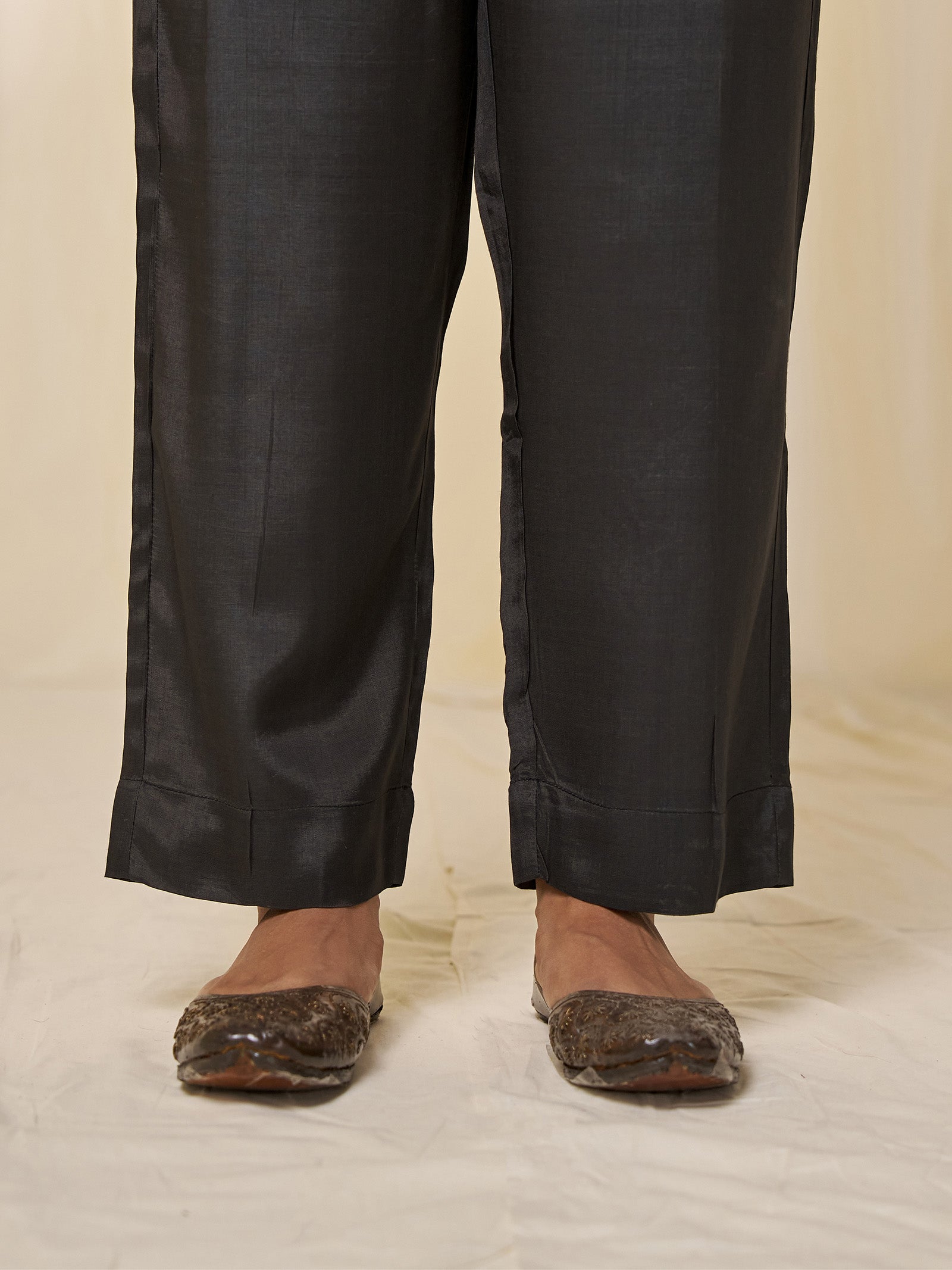 Rang Mahal Bamboo Silk Straight Pants