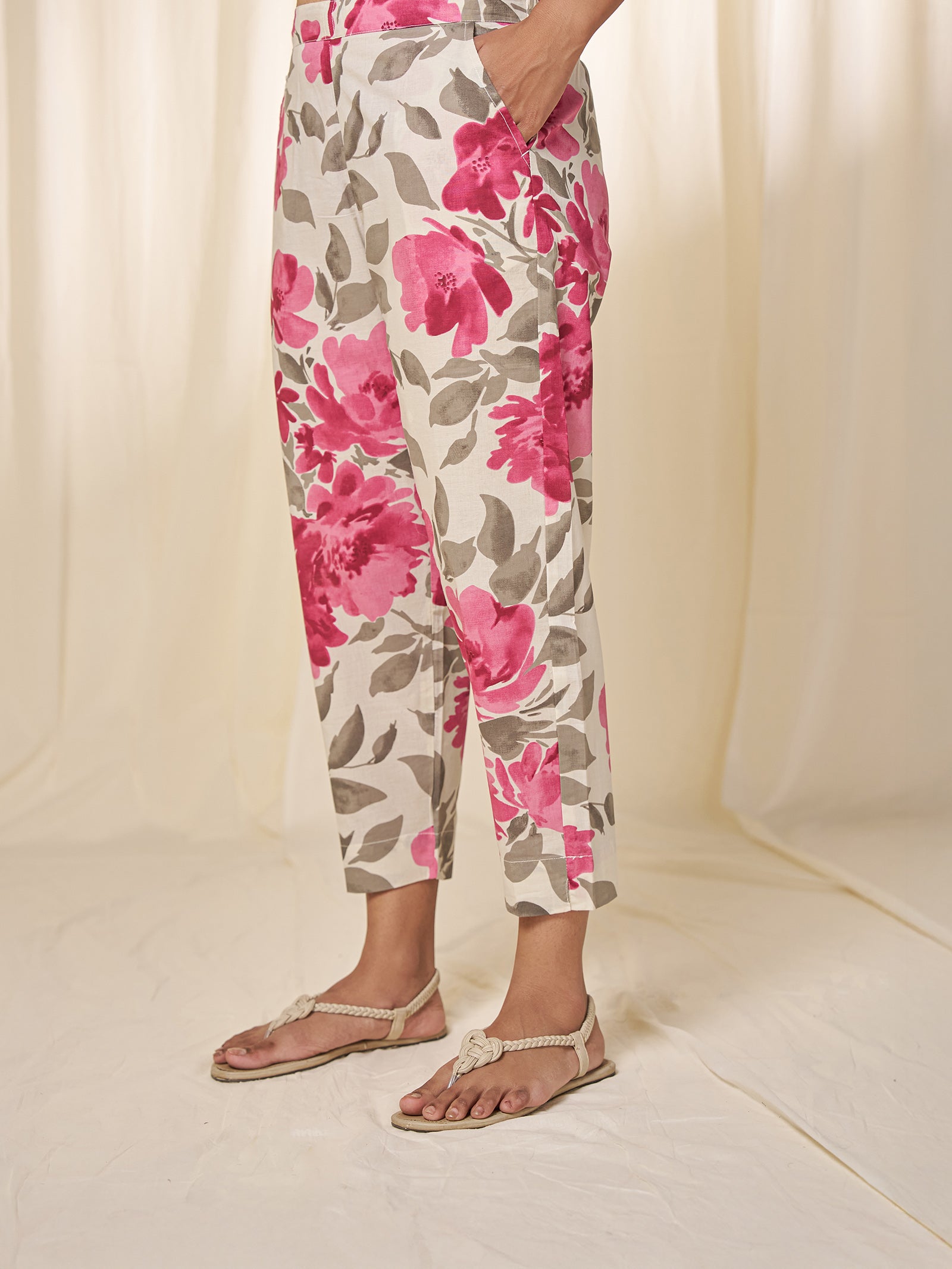 Pretty In Pink Cotton Seriously Short Pants