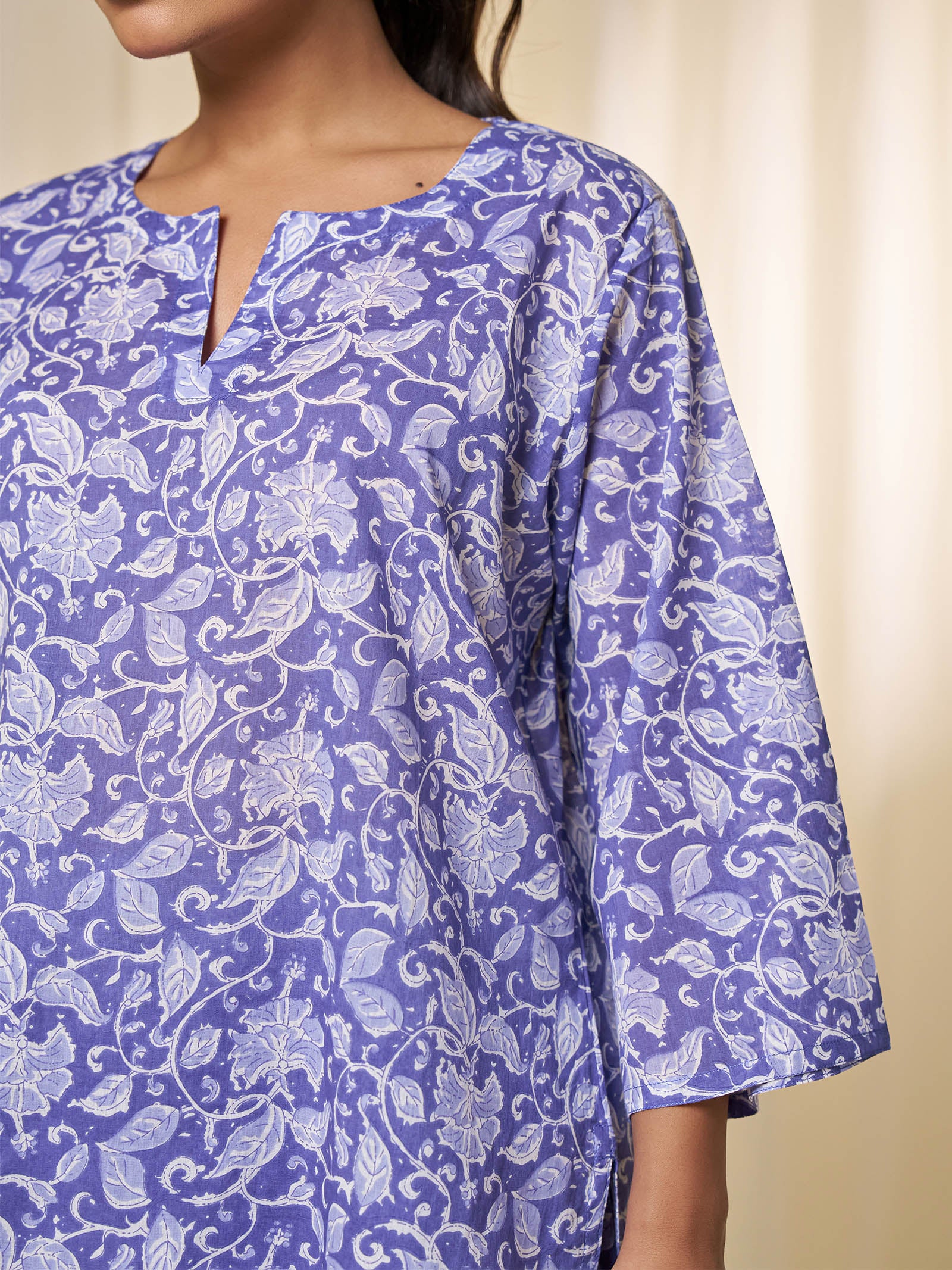 Sleepy Grape Voile Night Suit