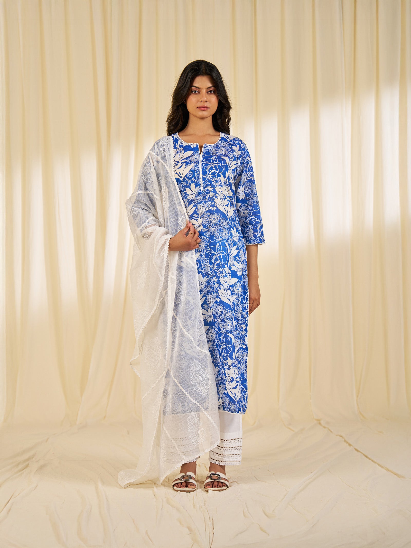 Snow Kota Dupatta