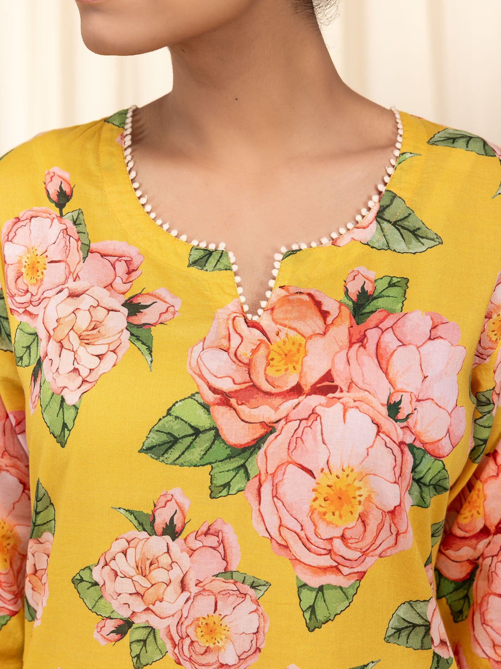 Spanish Sunset Cotton Kurta