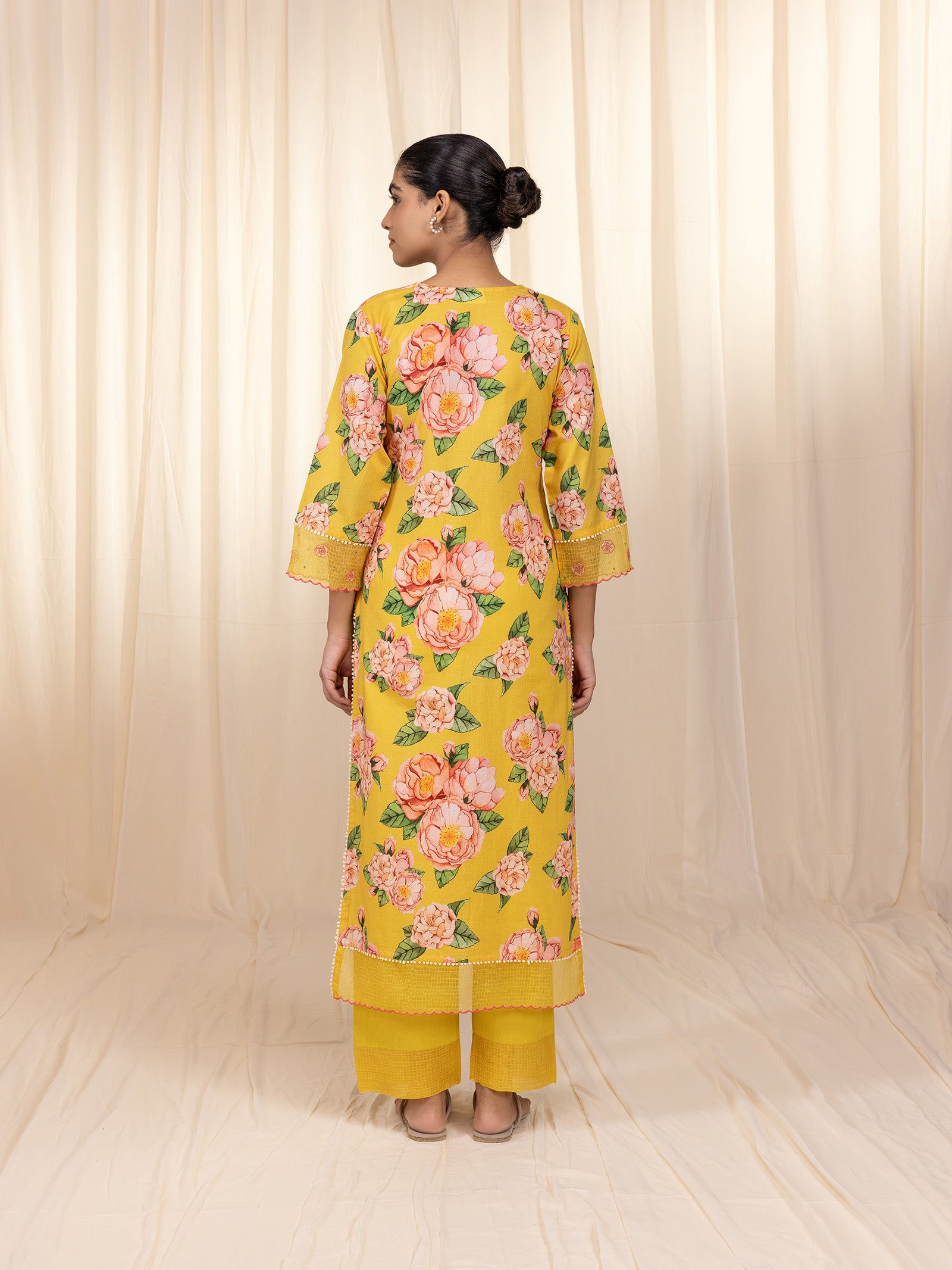 Spanish Sunset Cotton Kurta