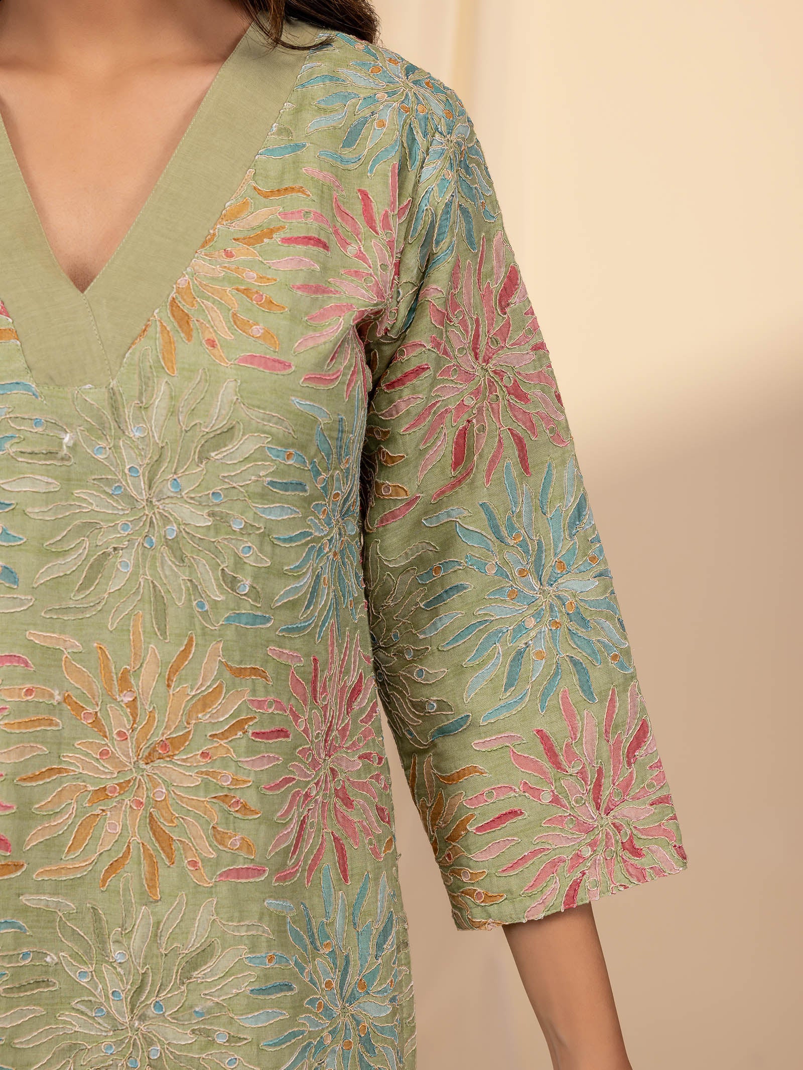 Sparkels Chanderi Kurta