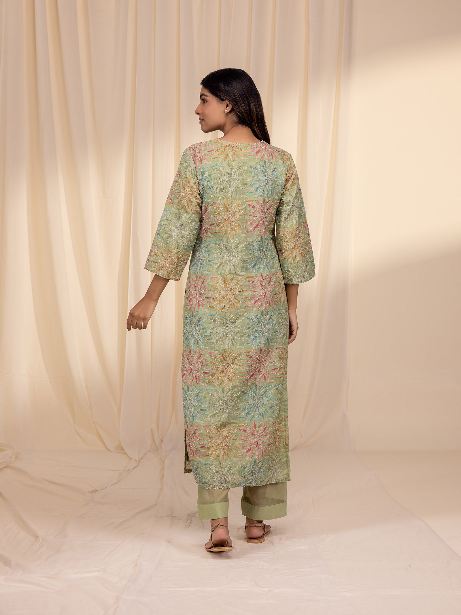 Sparkels Chanderi Kurta
