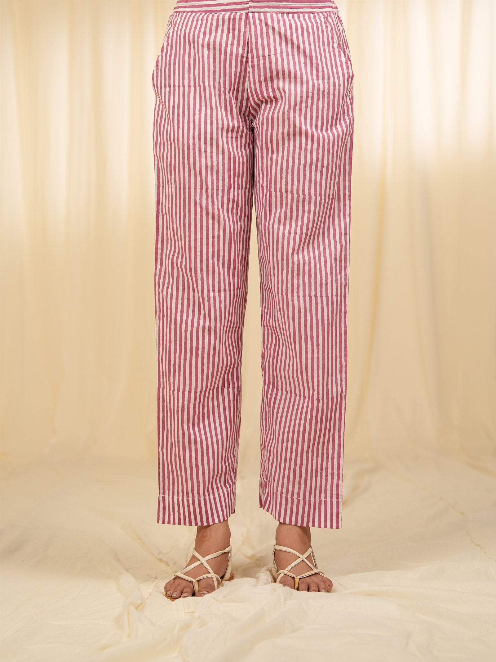 Subha Cotton Straight Pants
