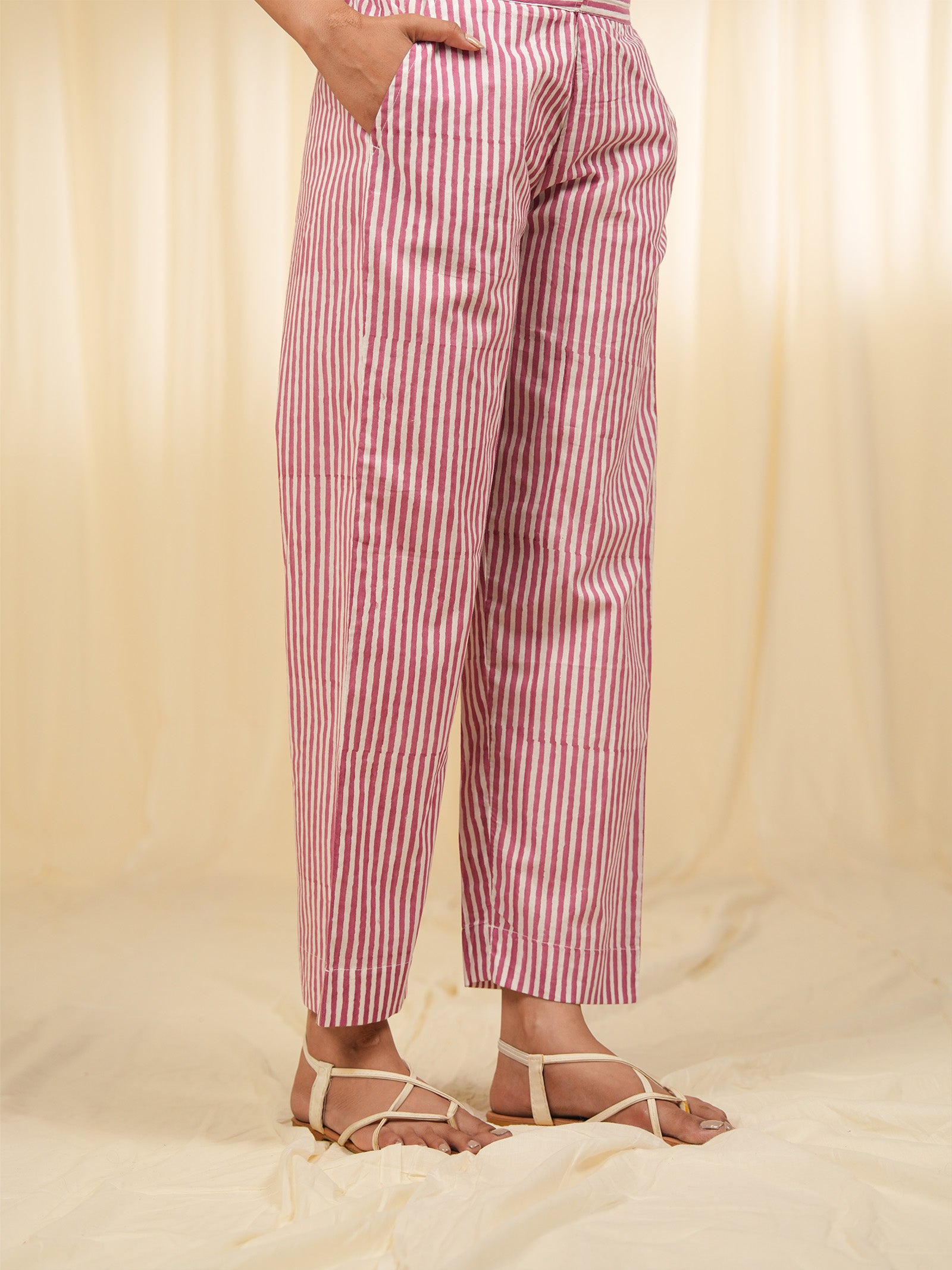 Subha Cotton Straight Pants