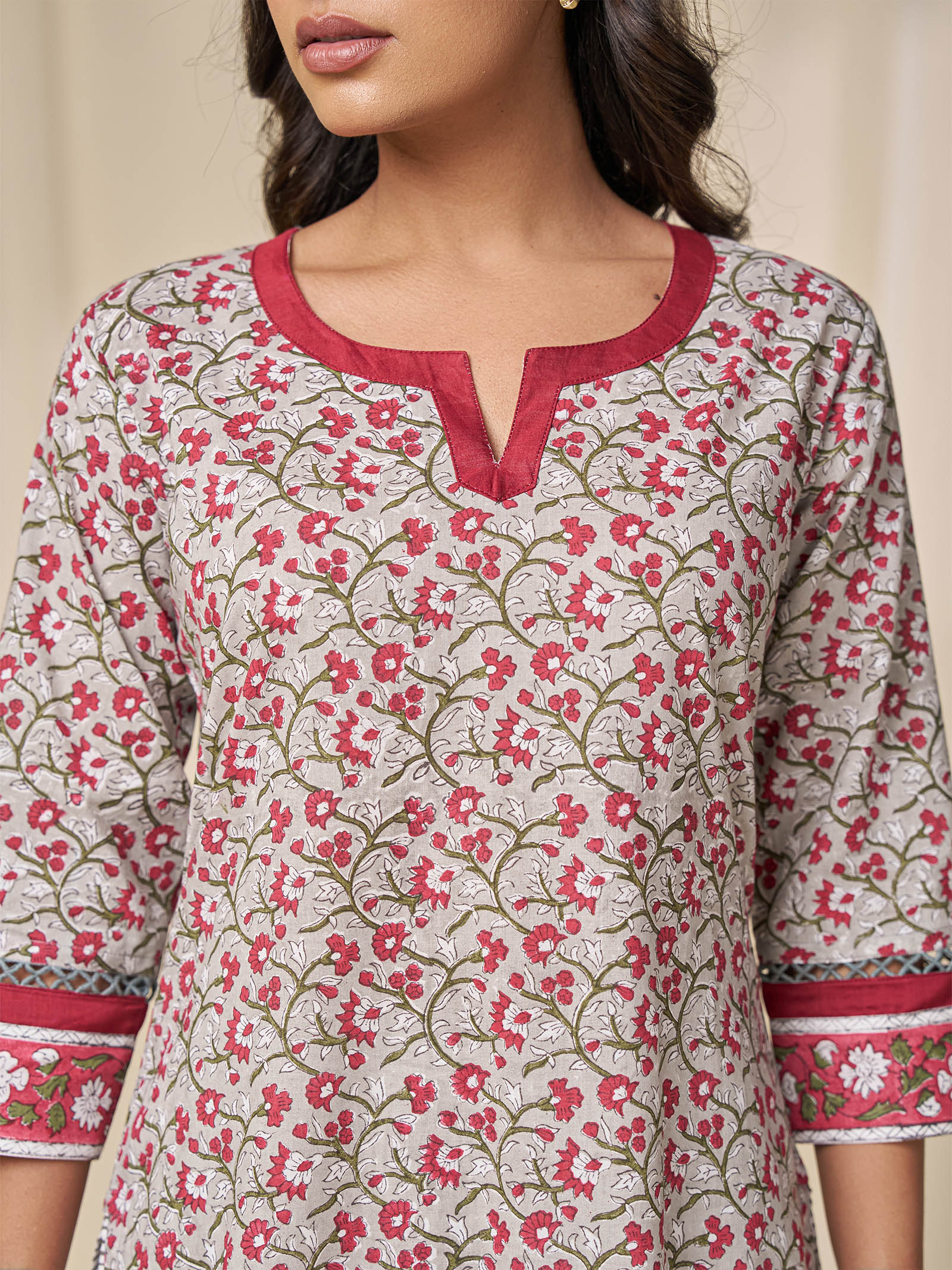 Surkhi Cotton Kurta