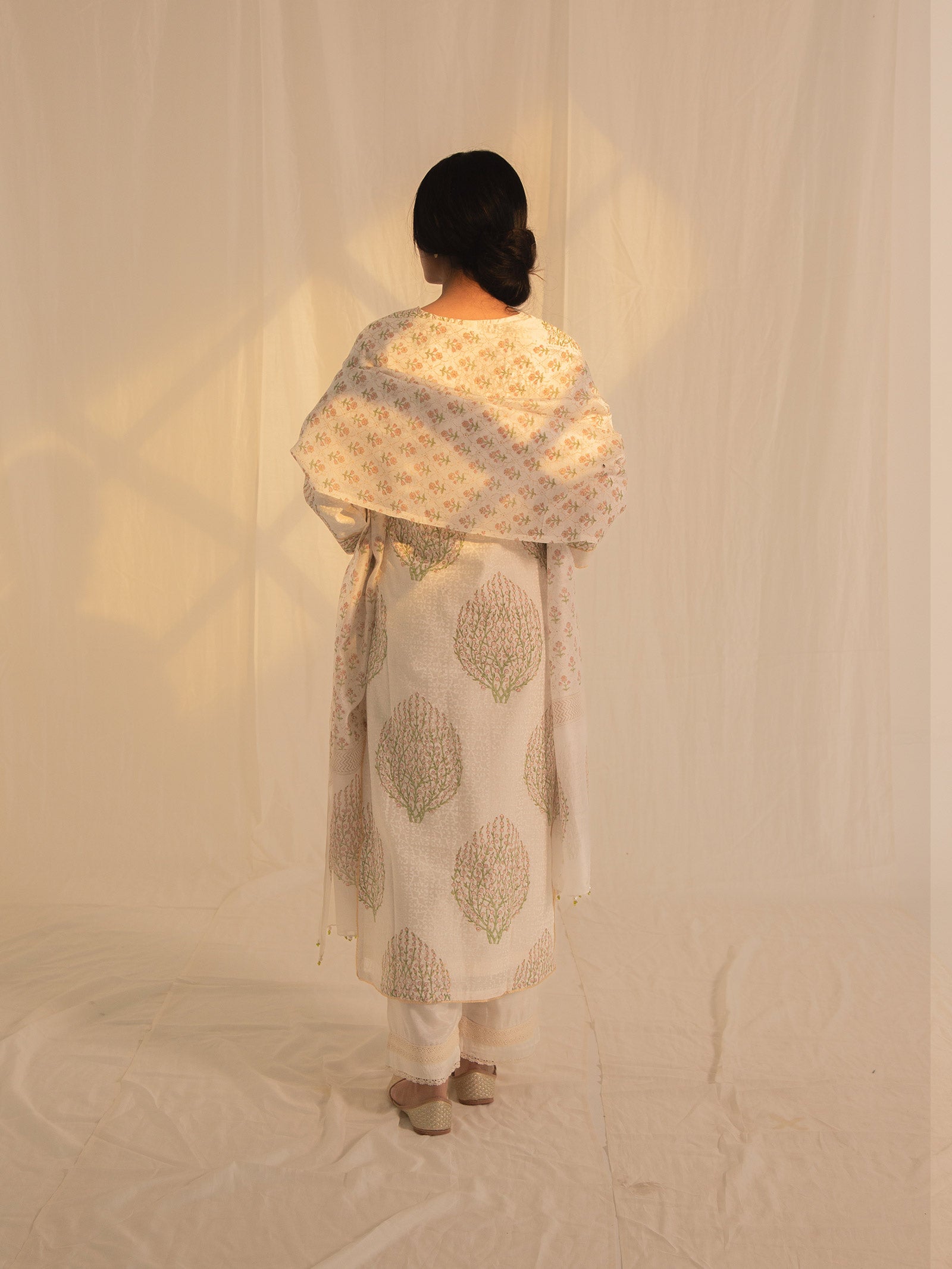 Kashmir Chanderi Dupatta