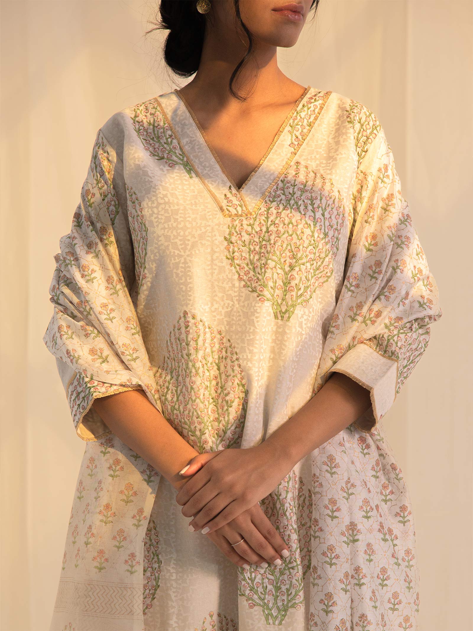 Kashmir Chanderi Dupatta