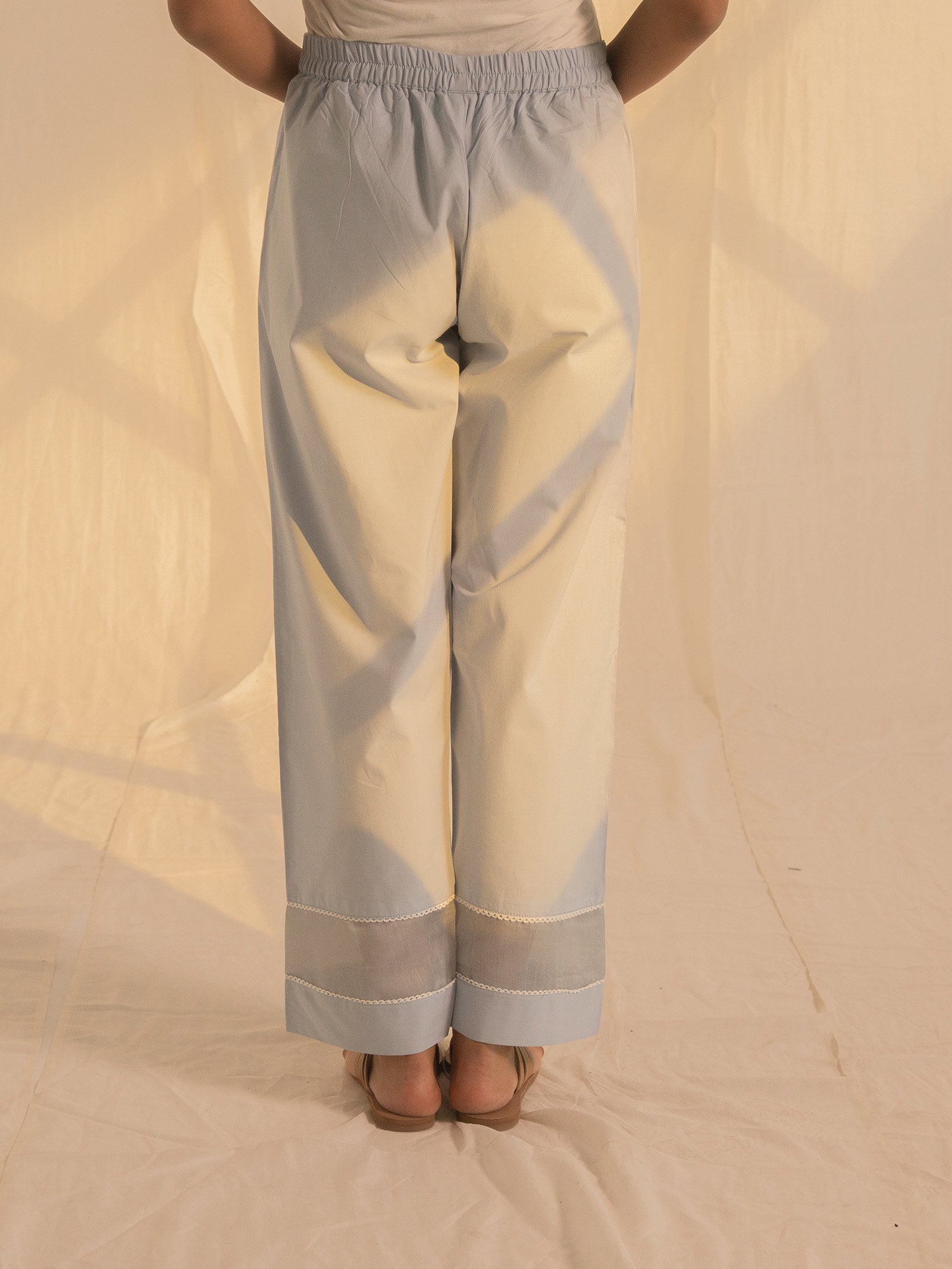 Nawabi Aasman Cotton Straight Pant