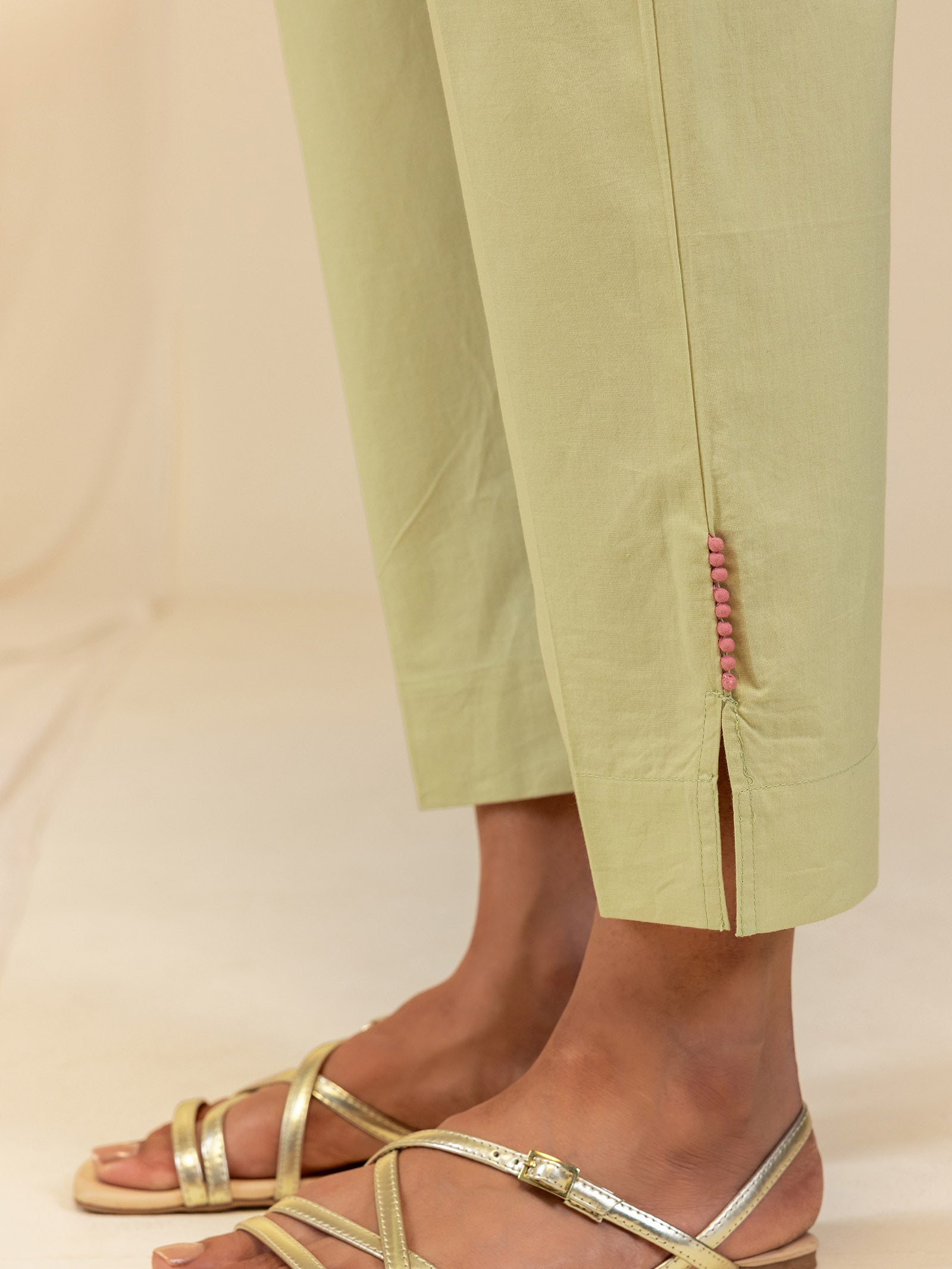 Tahiti Island Cotton Cigarette Pant