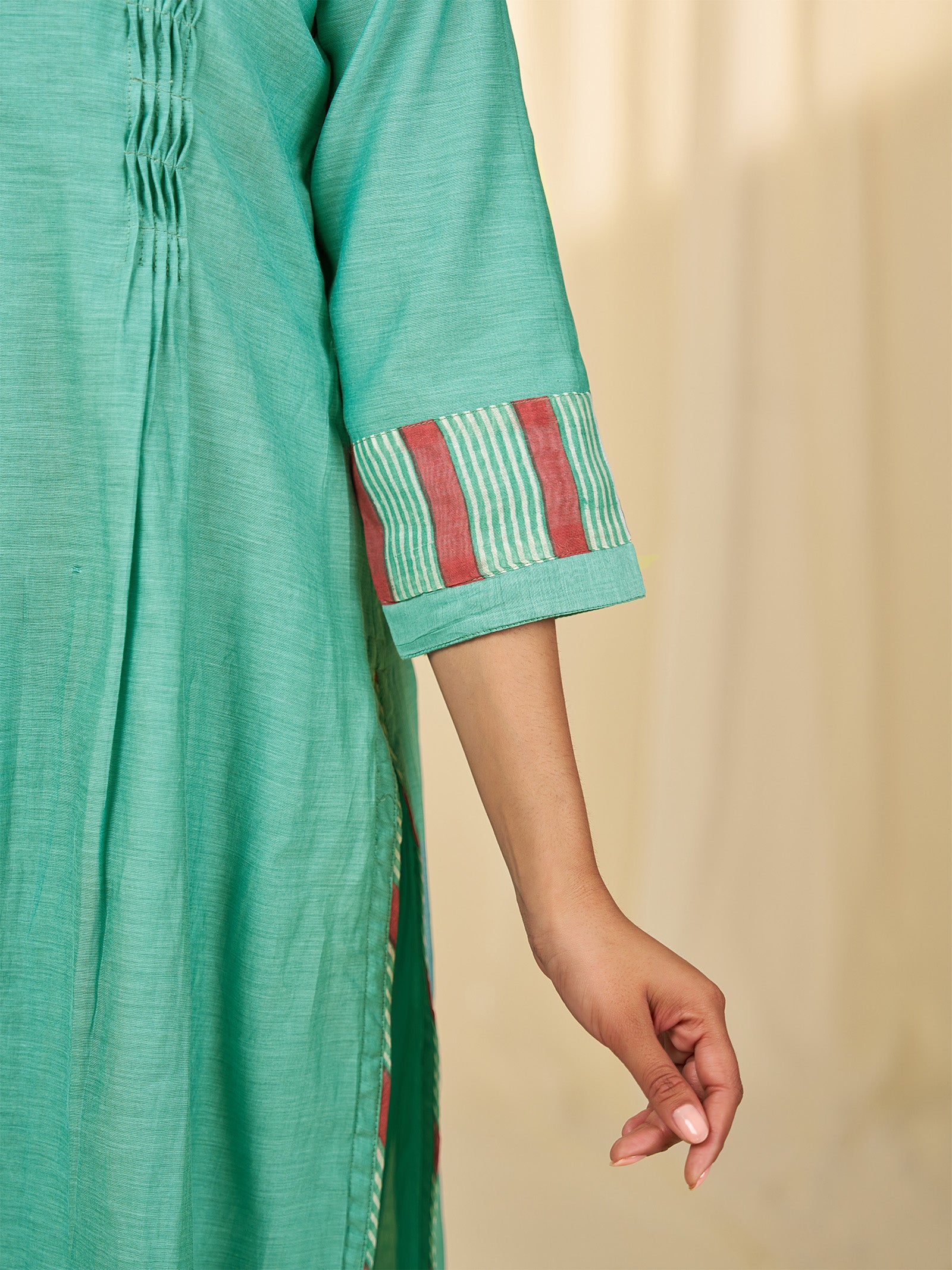 Taxila Chanderi Kurta