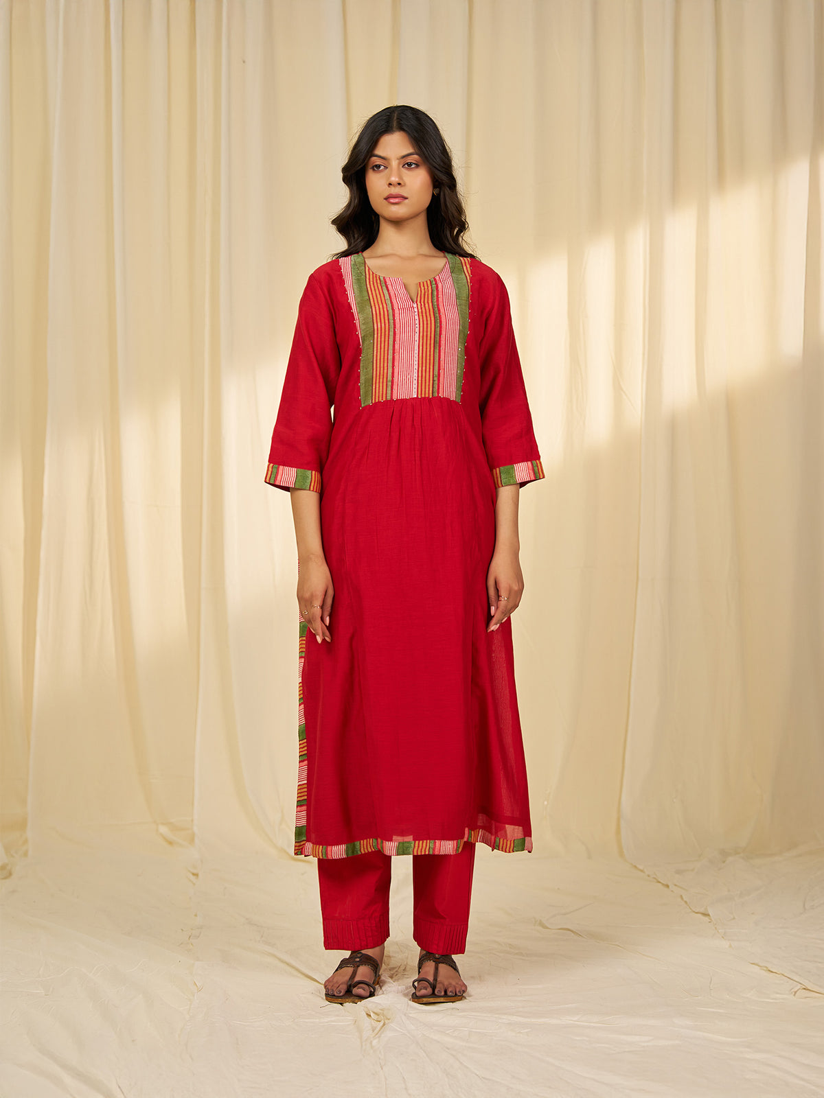 The Silk Route Vaishali Chanderi Kurta