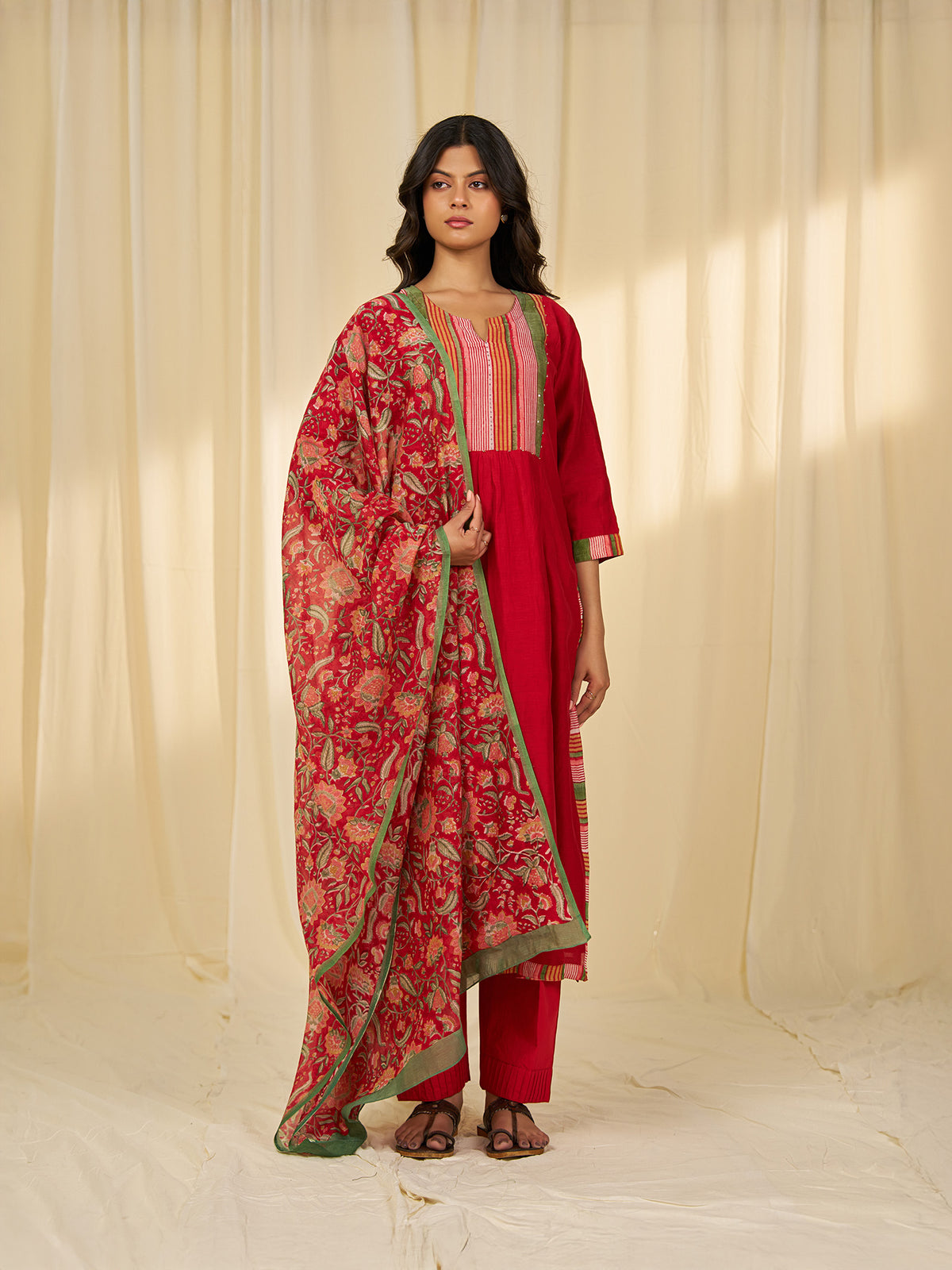 The Silk Route Vaishali Chanderi Kurta