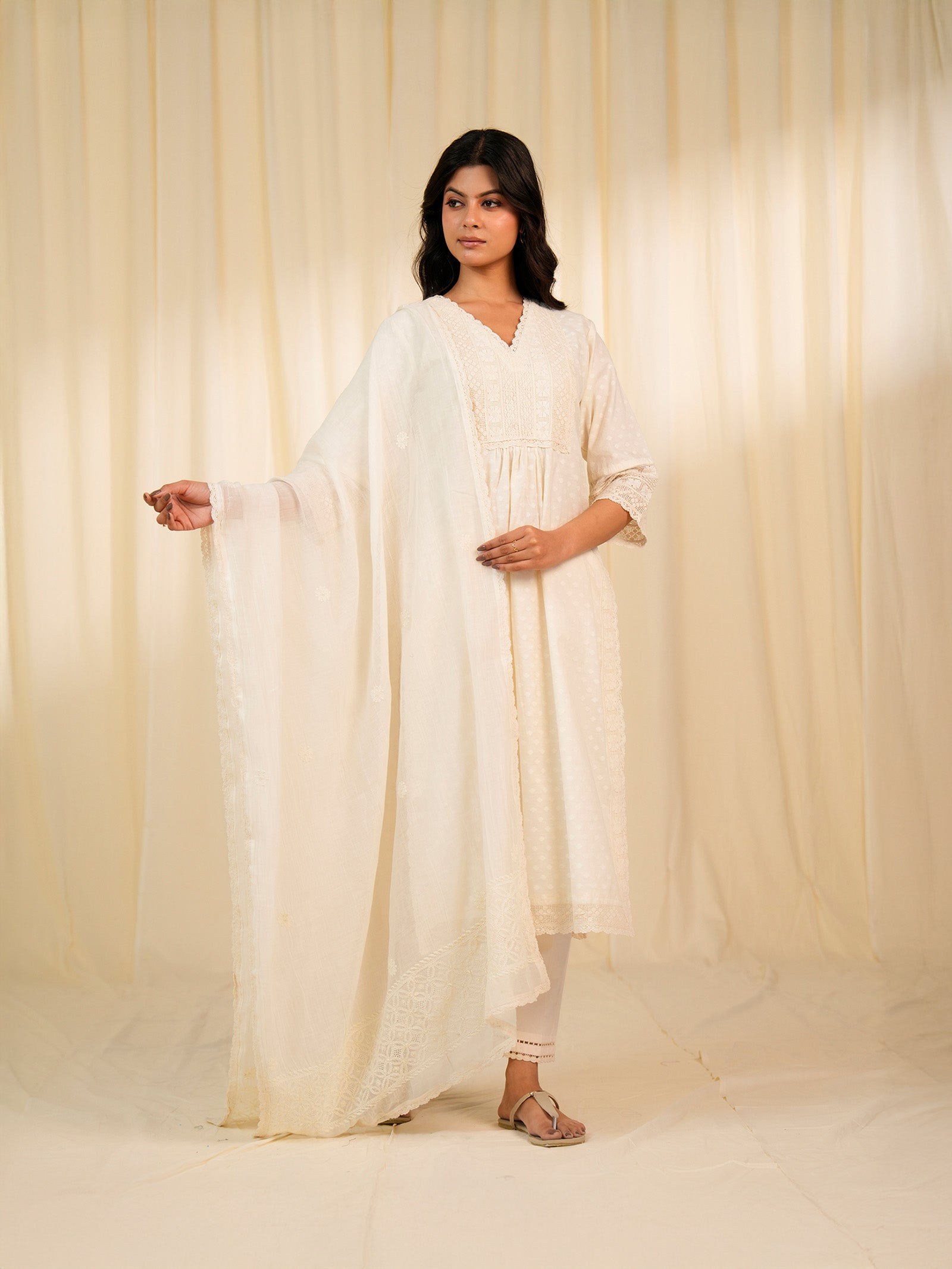 Tusker Chanderi Dupatta